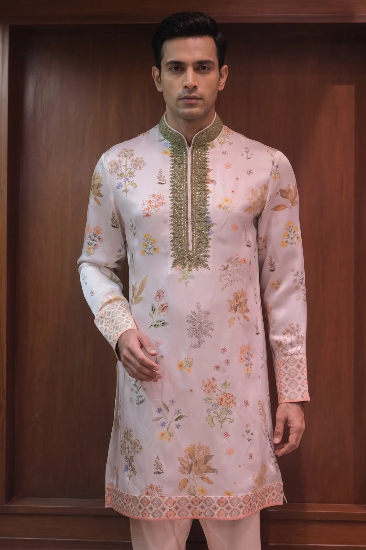 Ivory Green Kurta