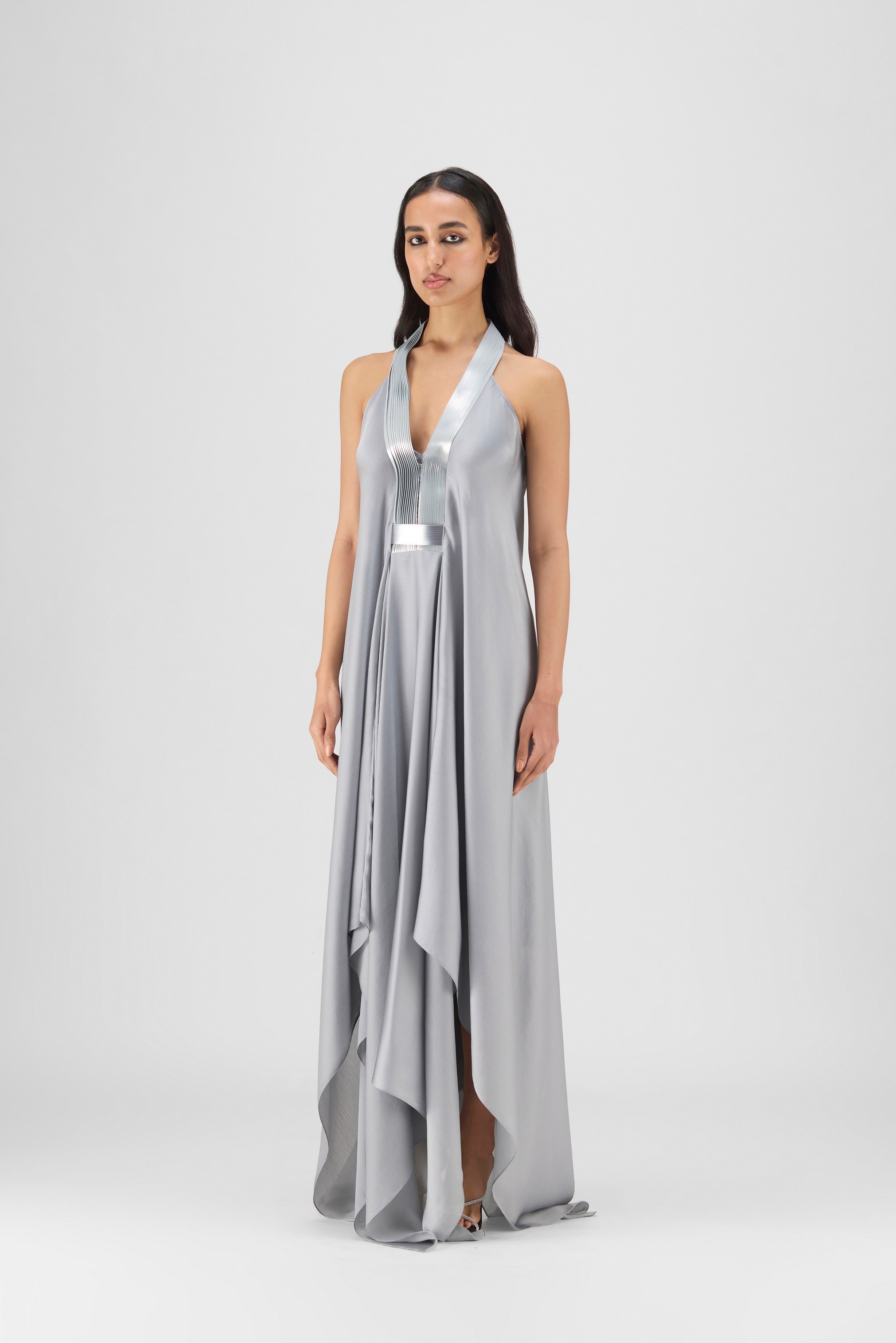 METALLIC LAYERED DRESS