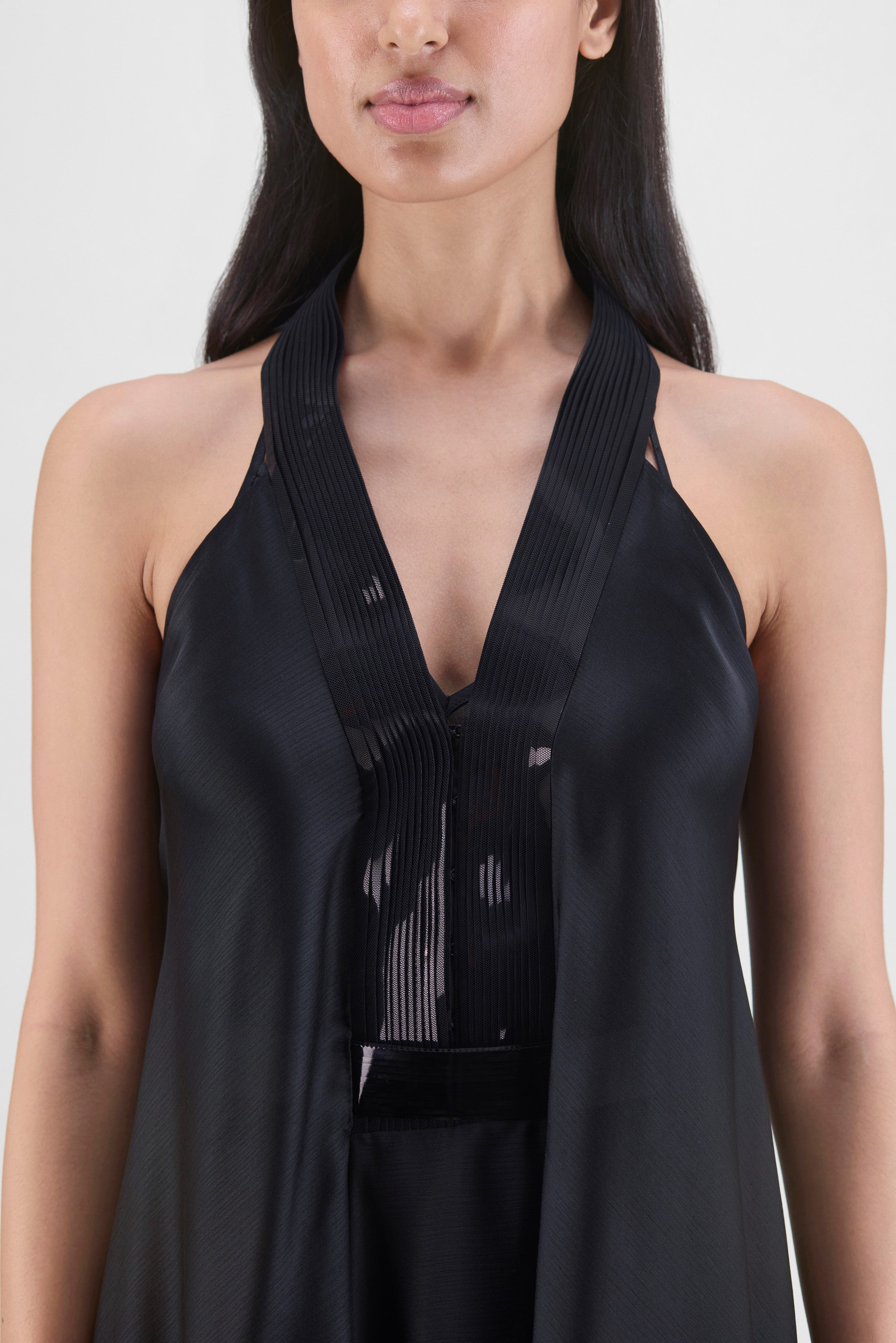 METALLIC LAYERED DRESS