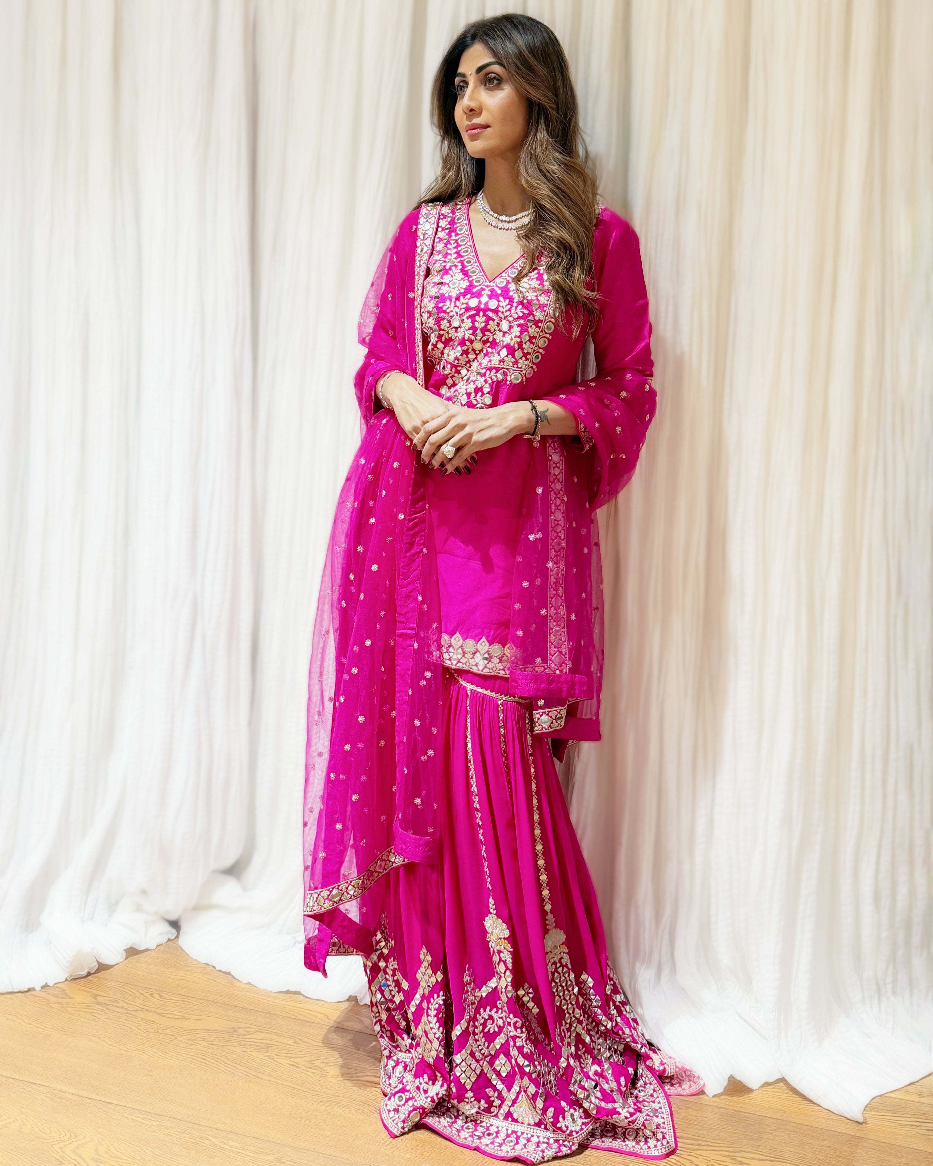 Shilpa Shetty in Ekantika Sharara Set