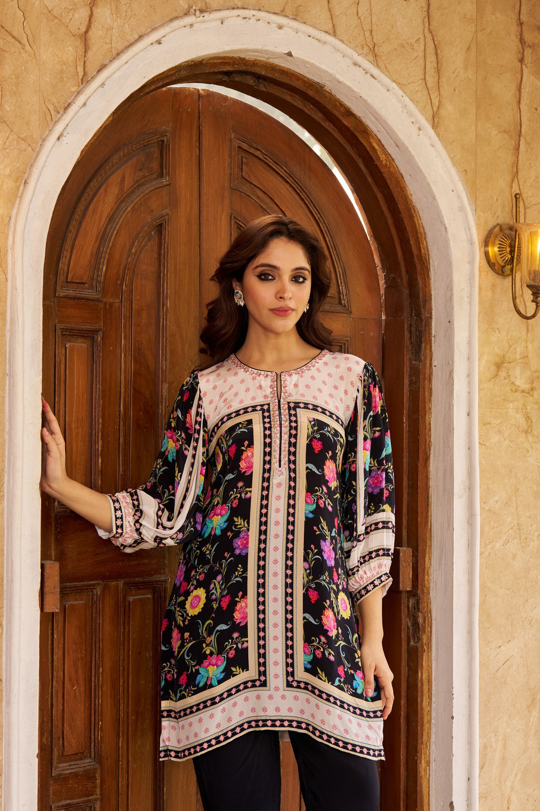 Khawaab Black Cord Set