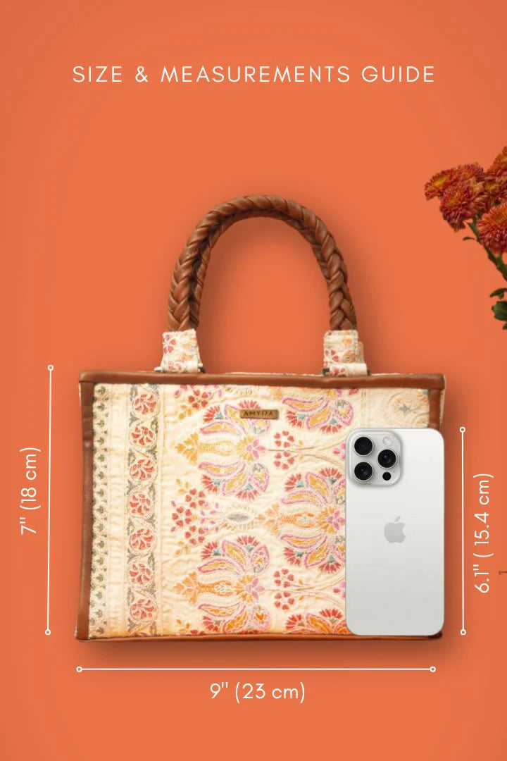 Kamal Embroidered Handbag - Multicolor