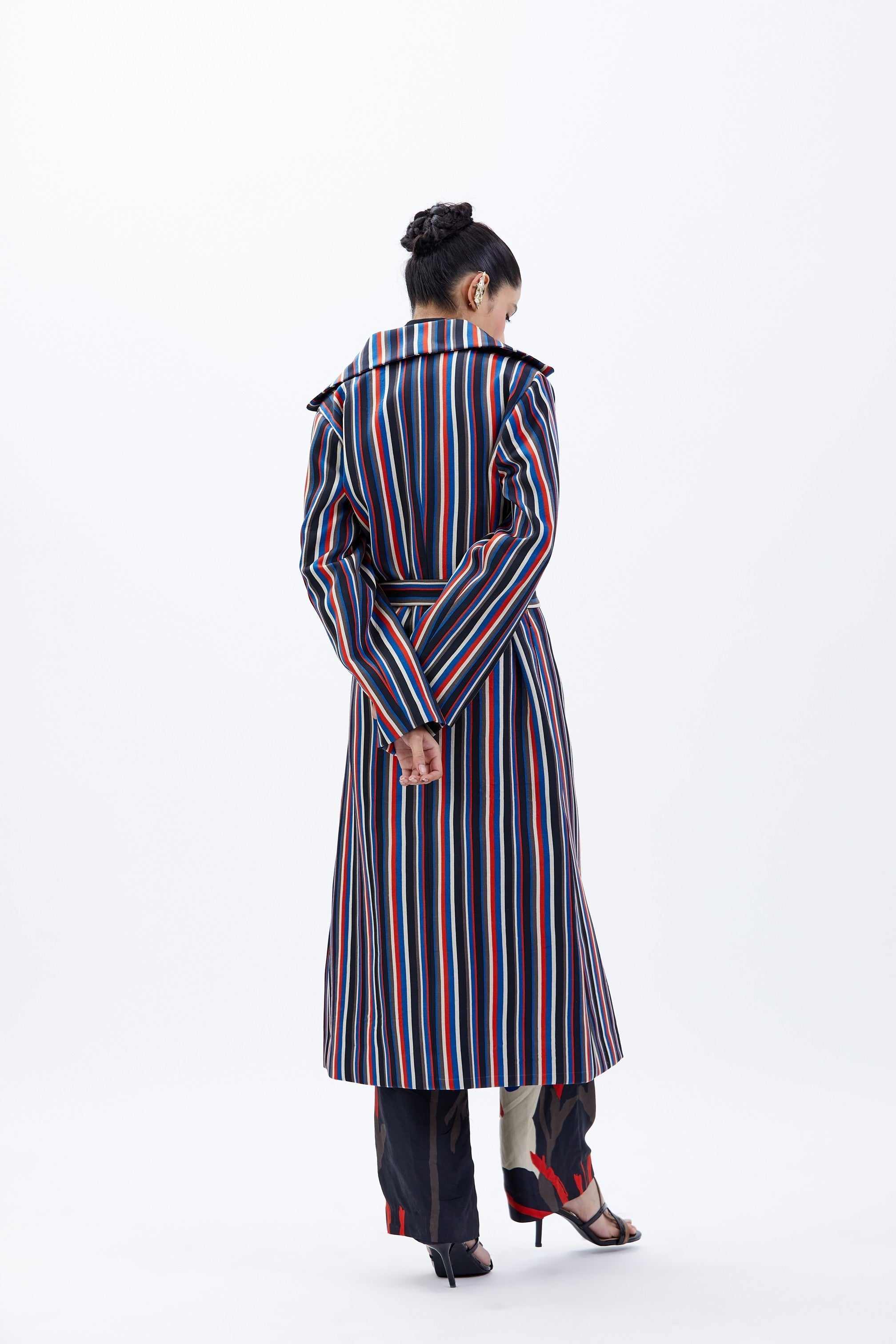 Black Magnum Satin Bhawra Jacket