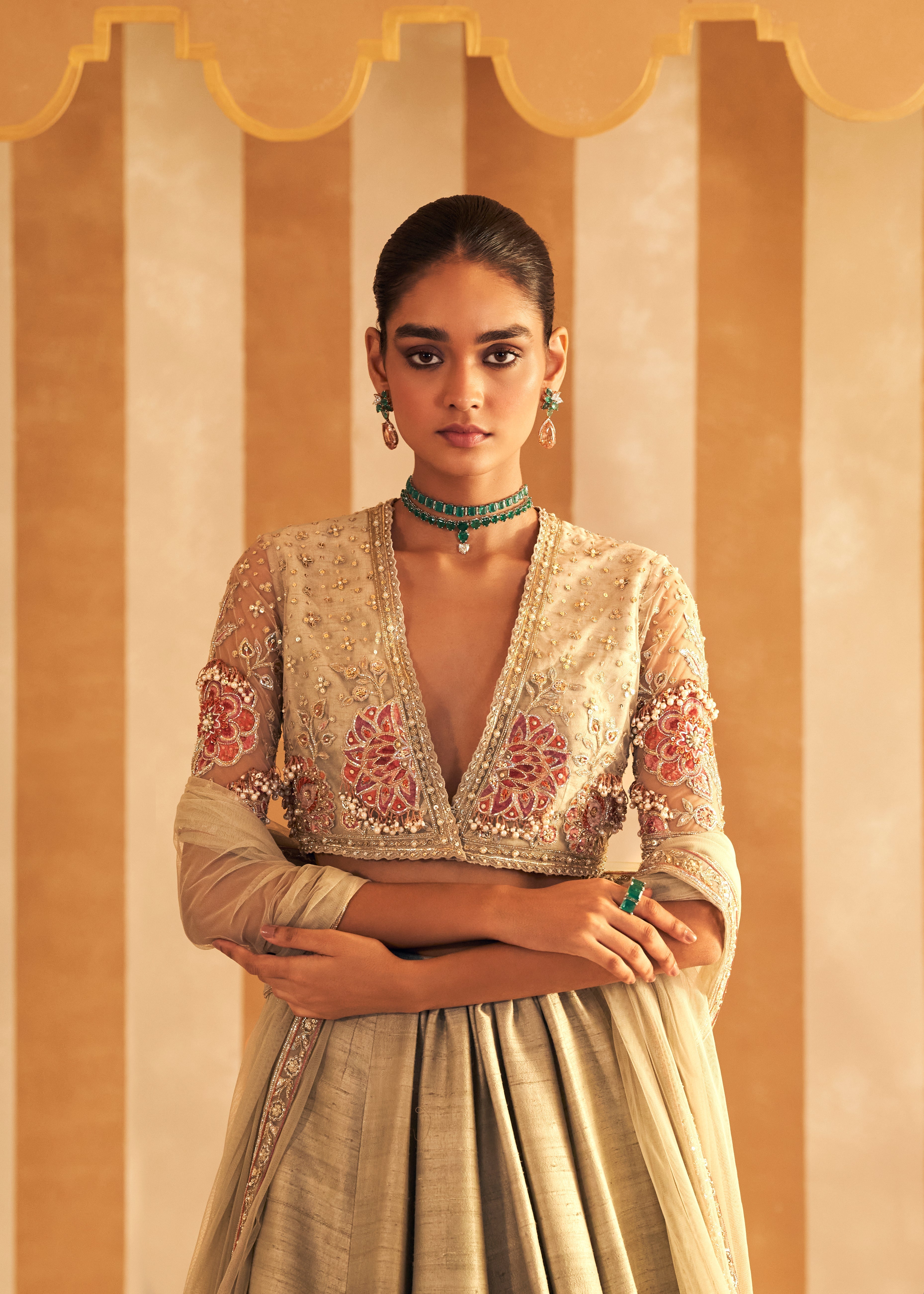 Gulbahar Lehenga set