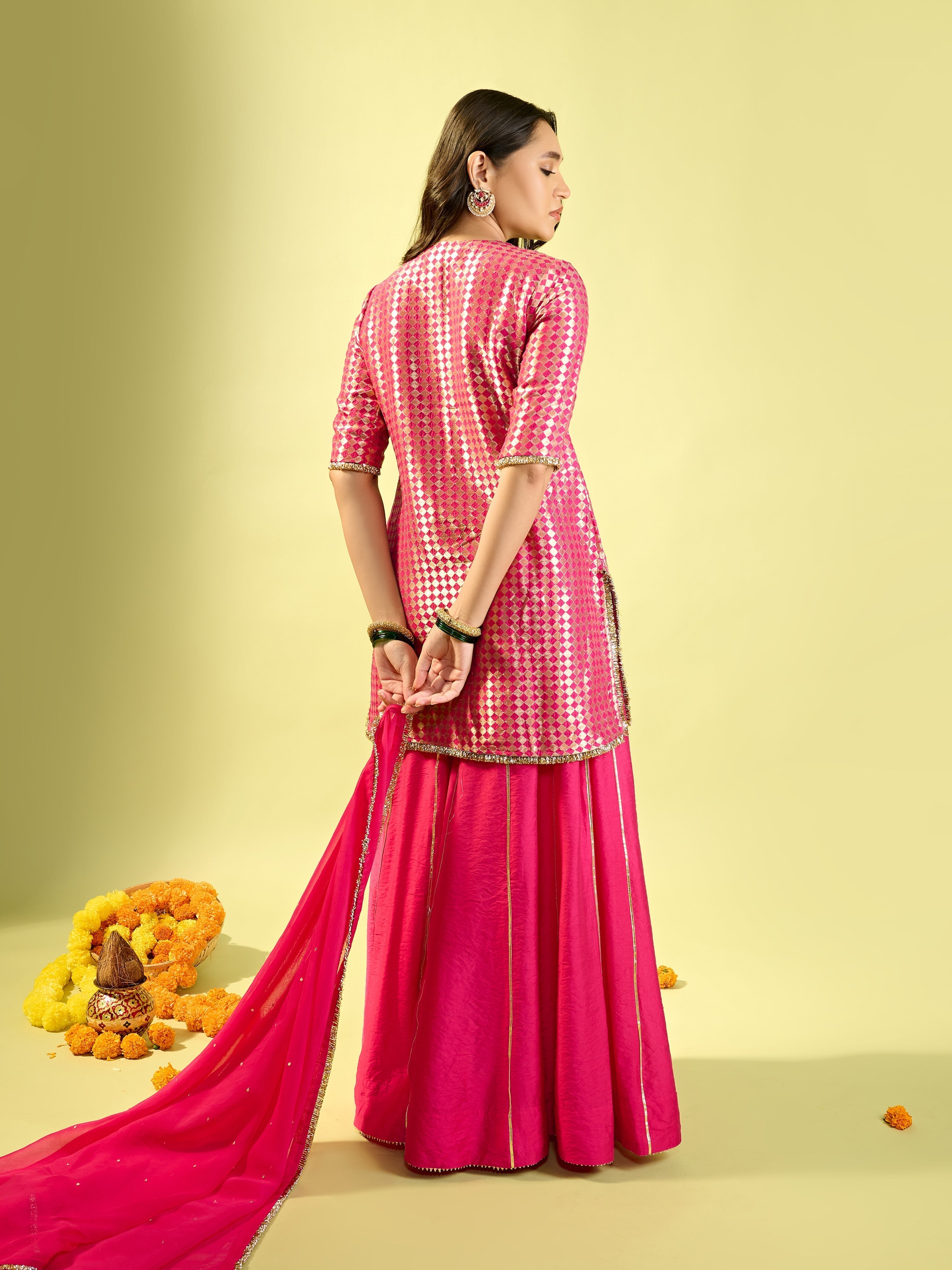 Rani Barfi Kurta Palazzo Set