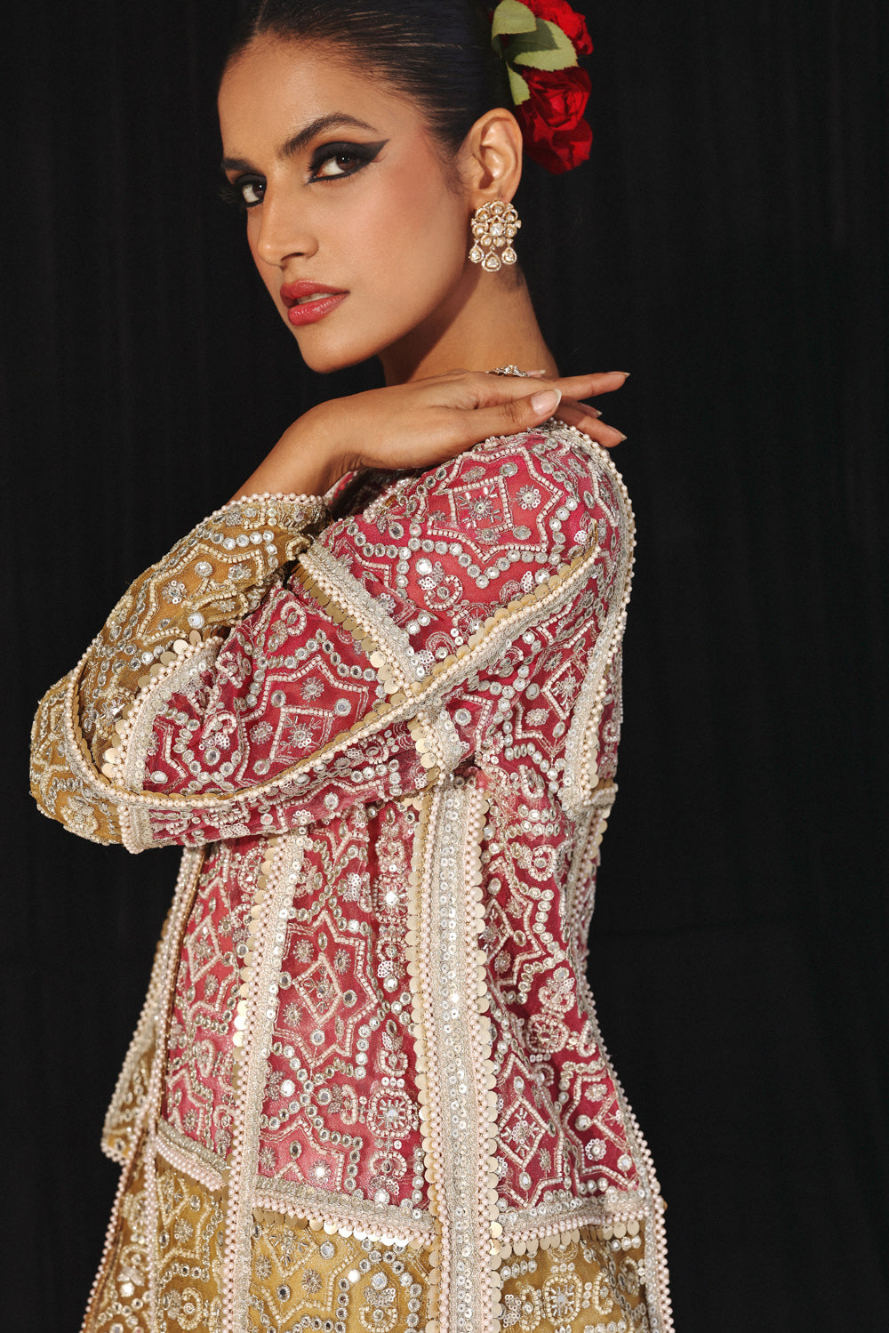 EMBELLISHED LONG JACKET