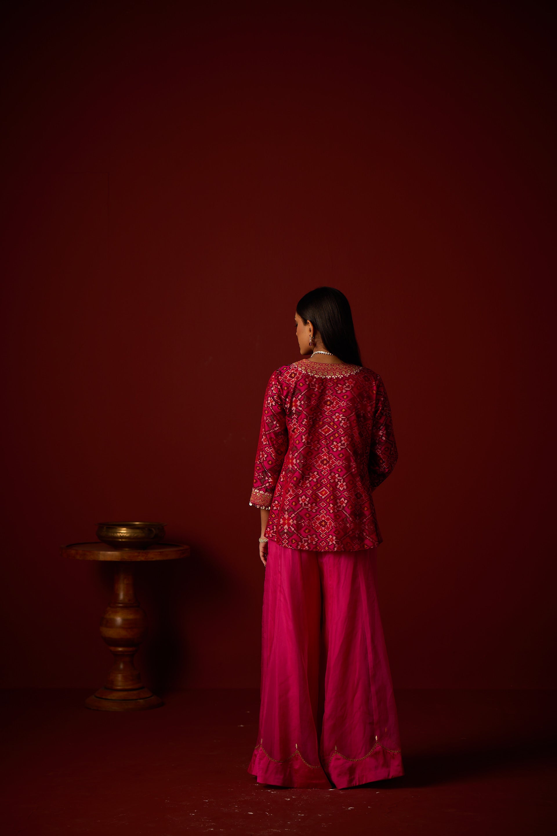 Patola Peplum Jacket With Marodiwork