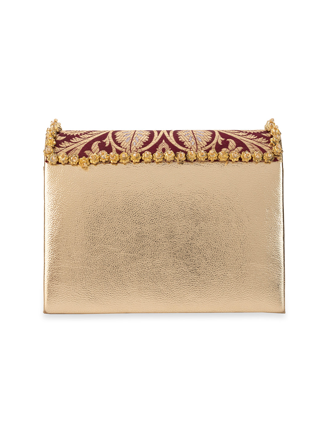 Vanika Maroon Handbag