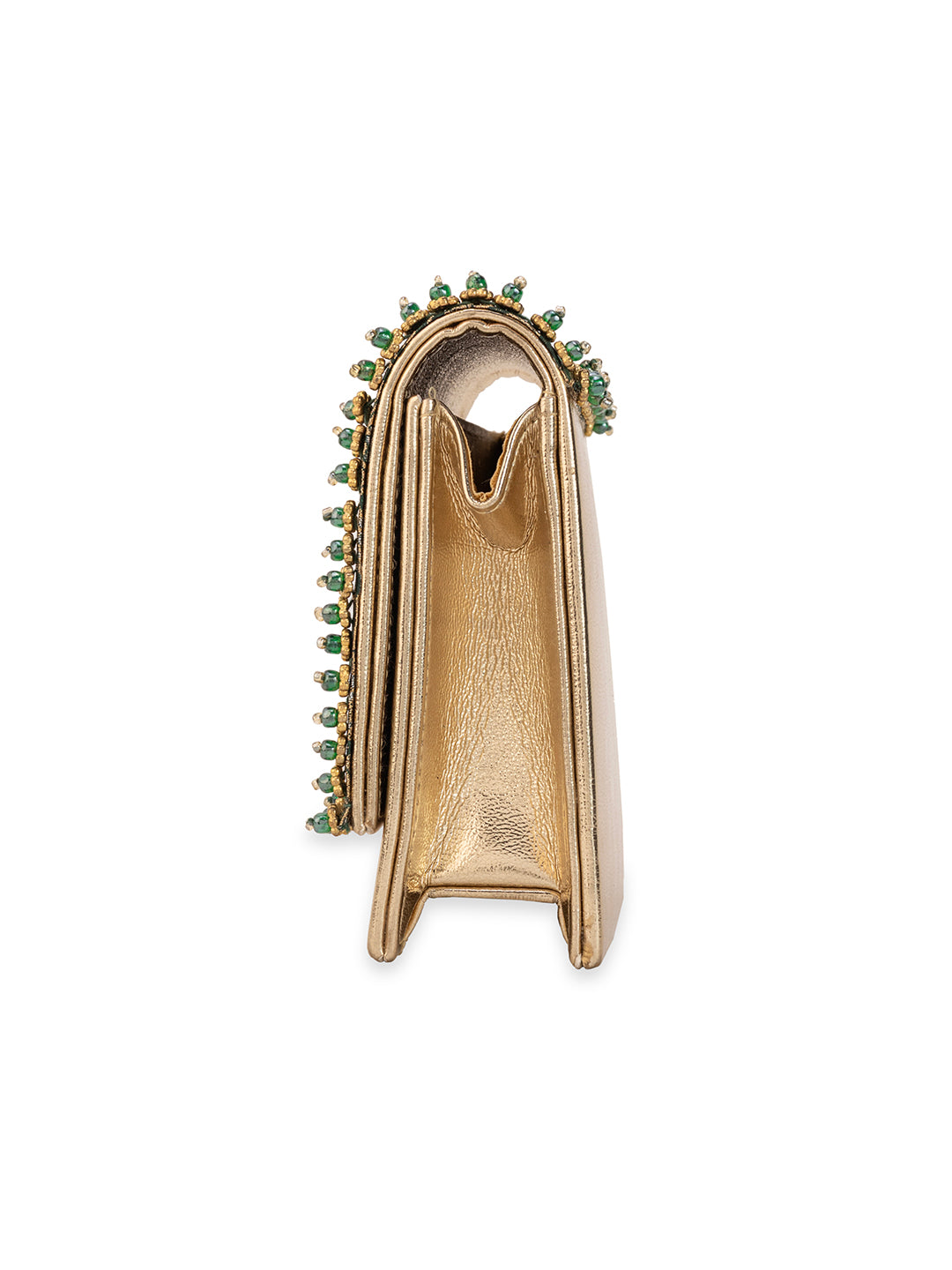 Vanika Green Handbag