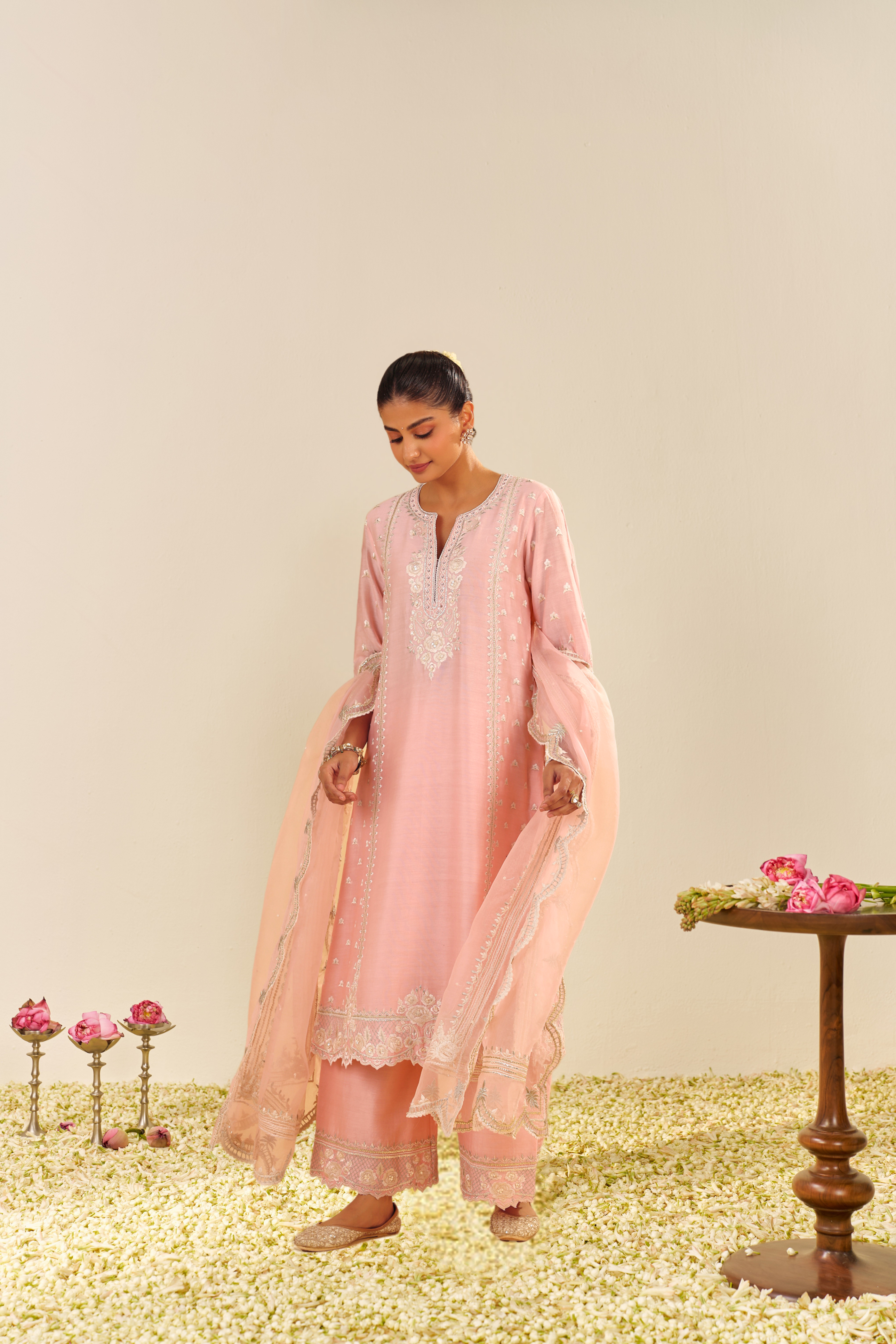 SUMAIYA - A-LINE KURTA WITH PALAZZO