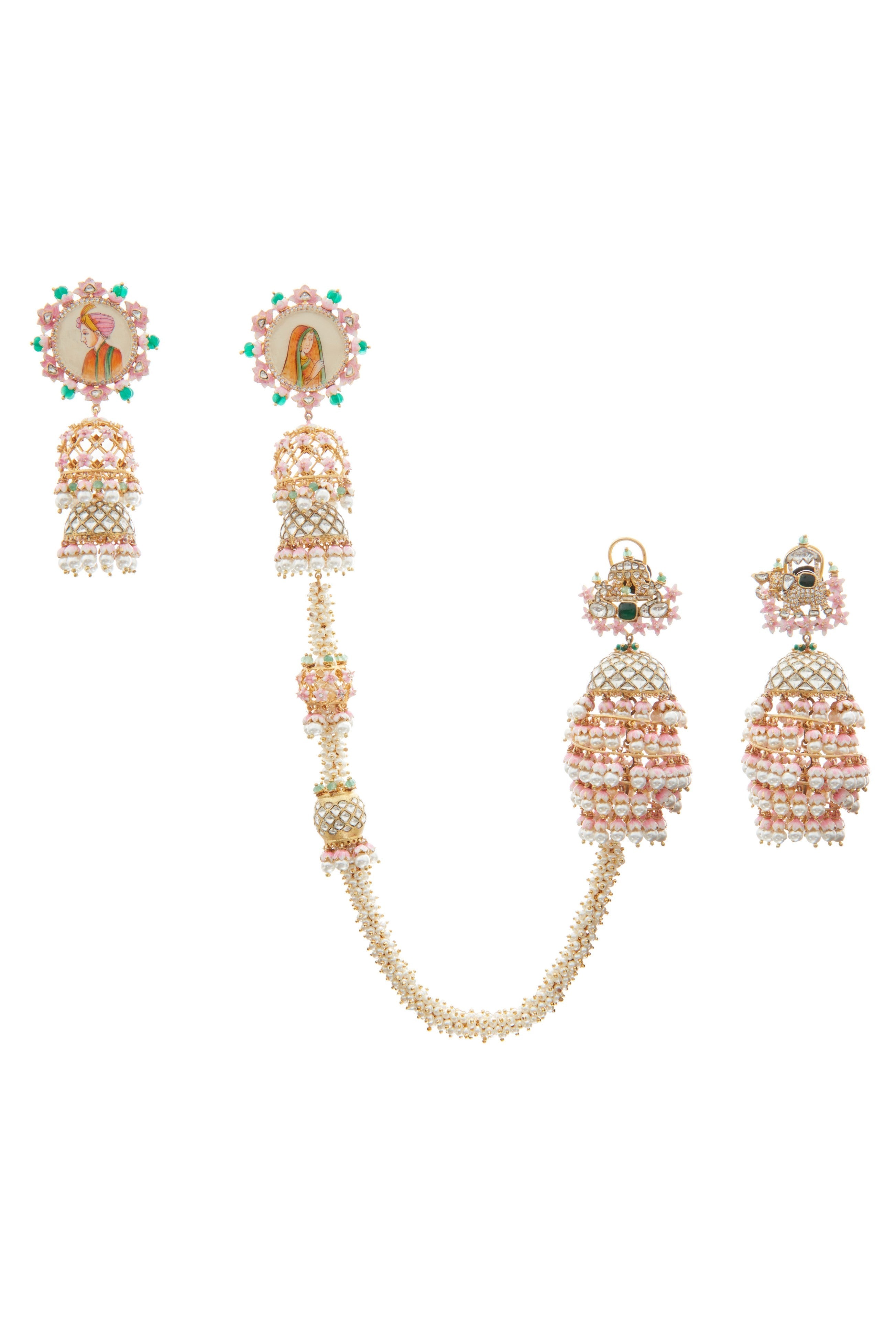 Kaasni Detchable 3 in 1 Earrings