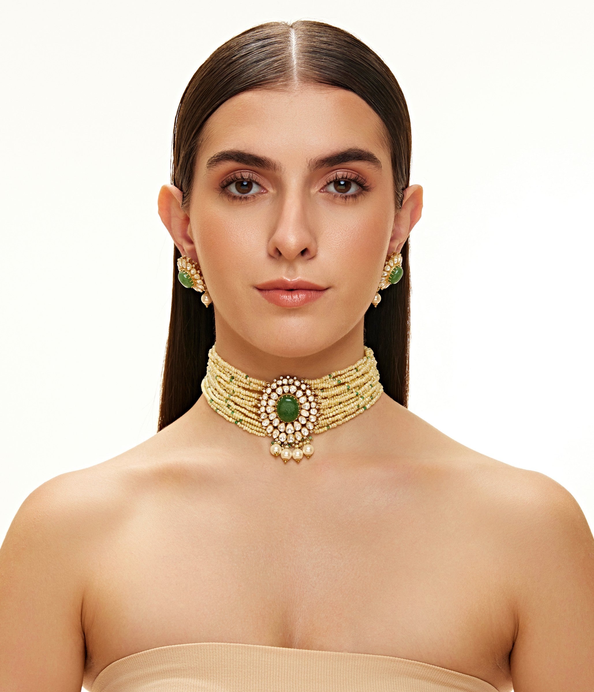 Shreemala Pearl choker set