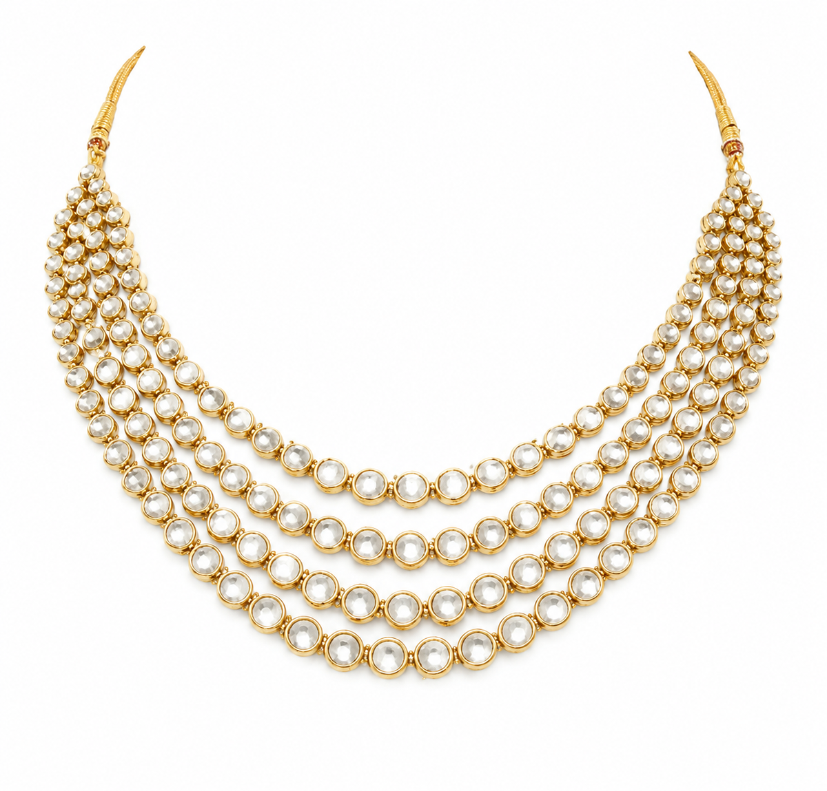 Layered Kundan Gold Plated Groom Mala
