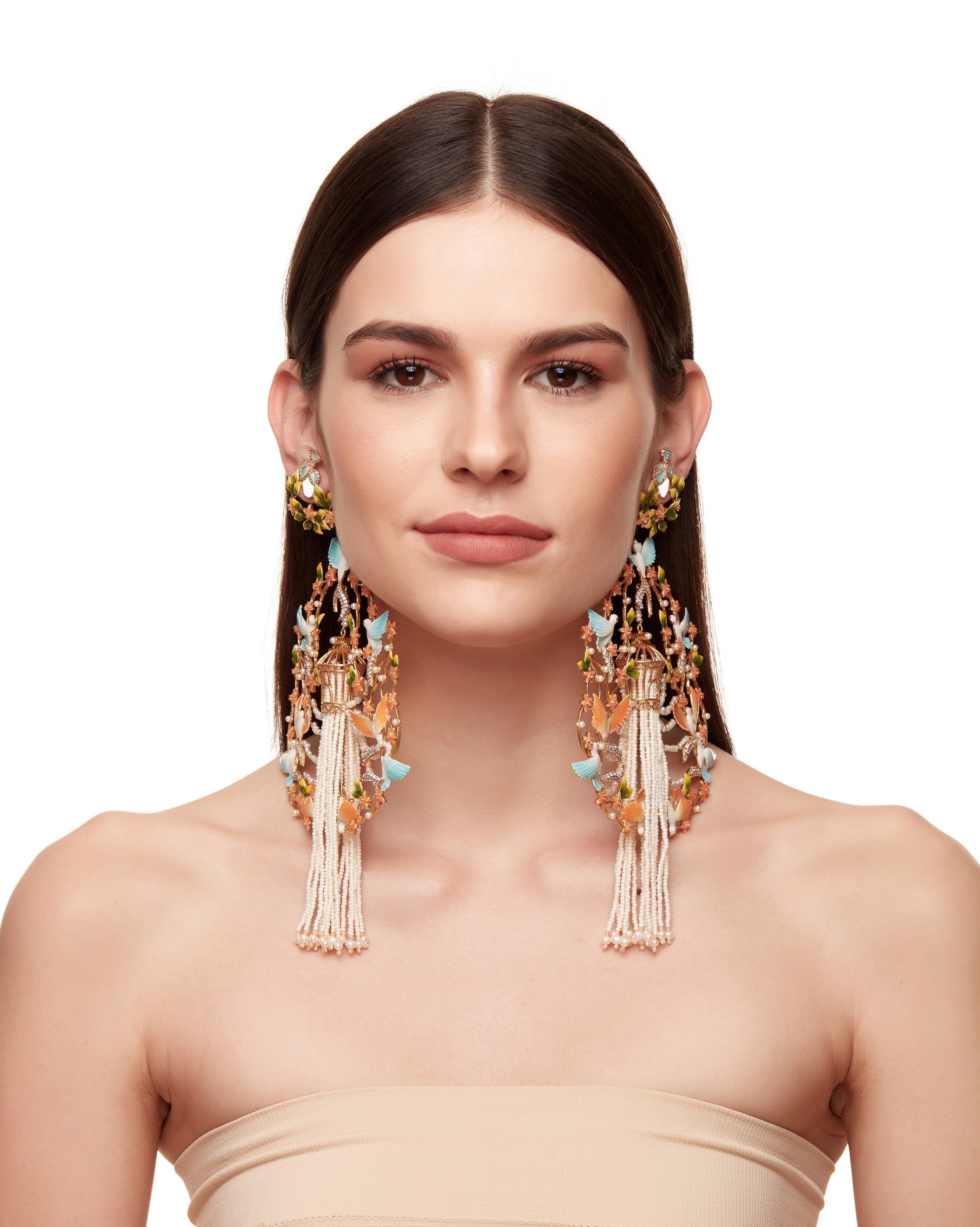 Phedora Earrings / Headband
