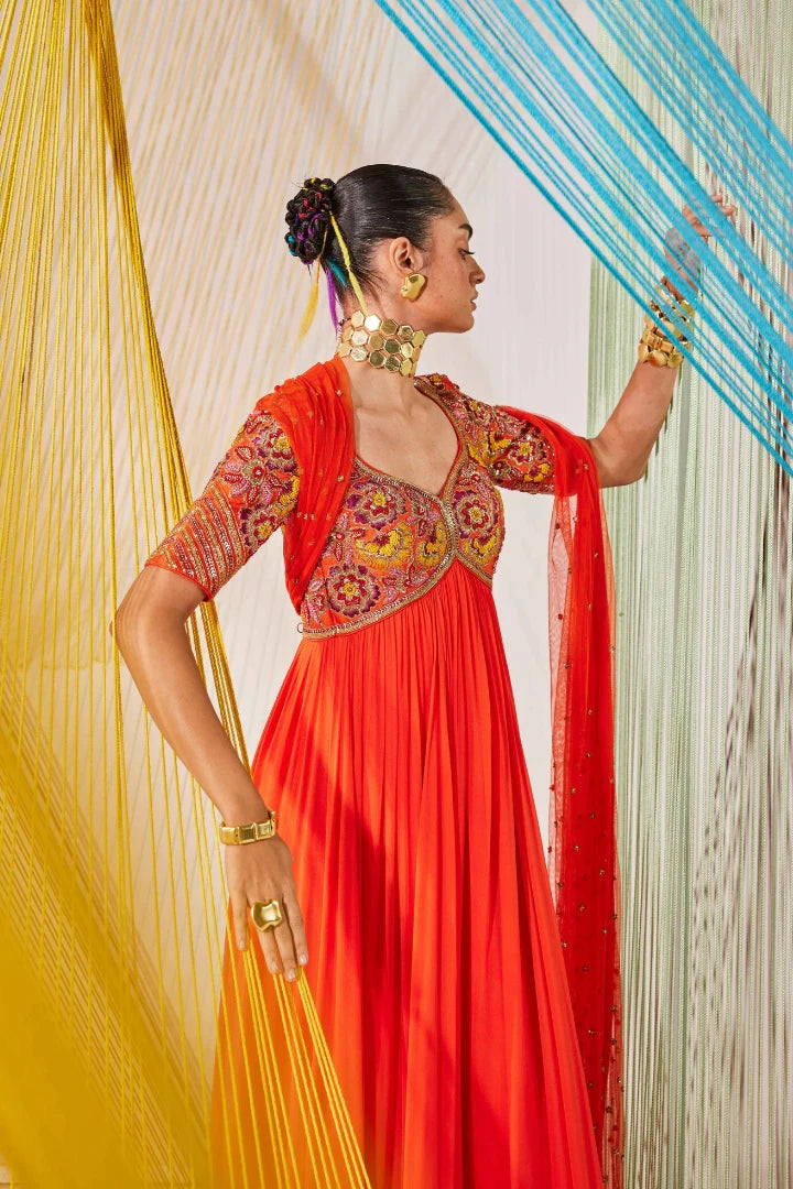 Anika anarkali set