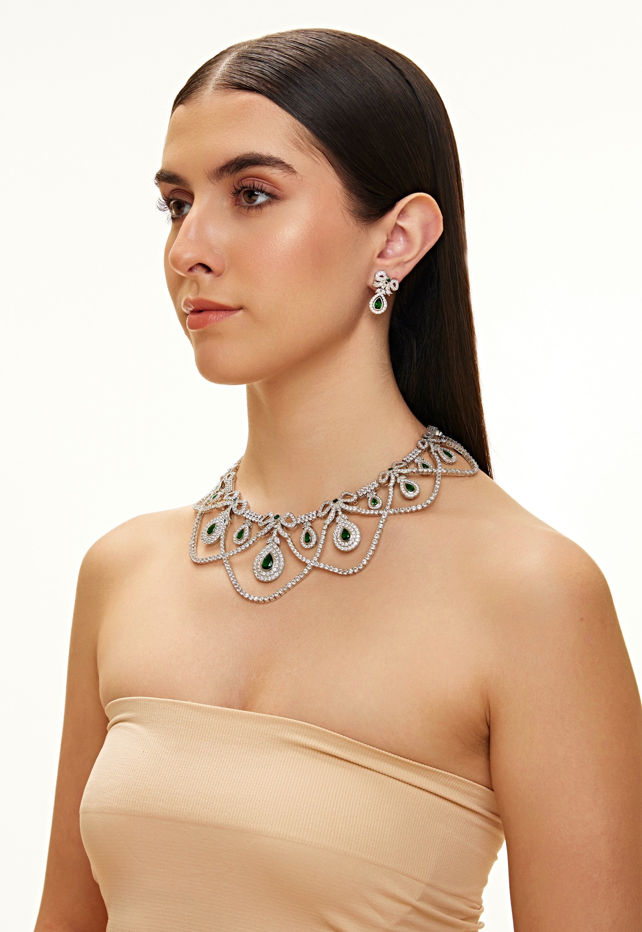 Aurora diamante necklace set