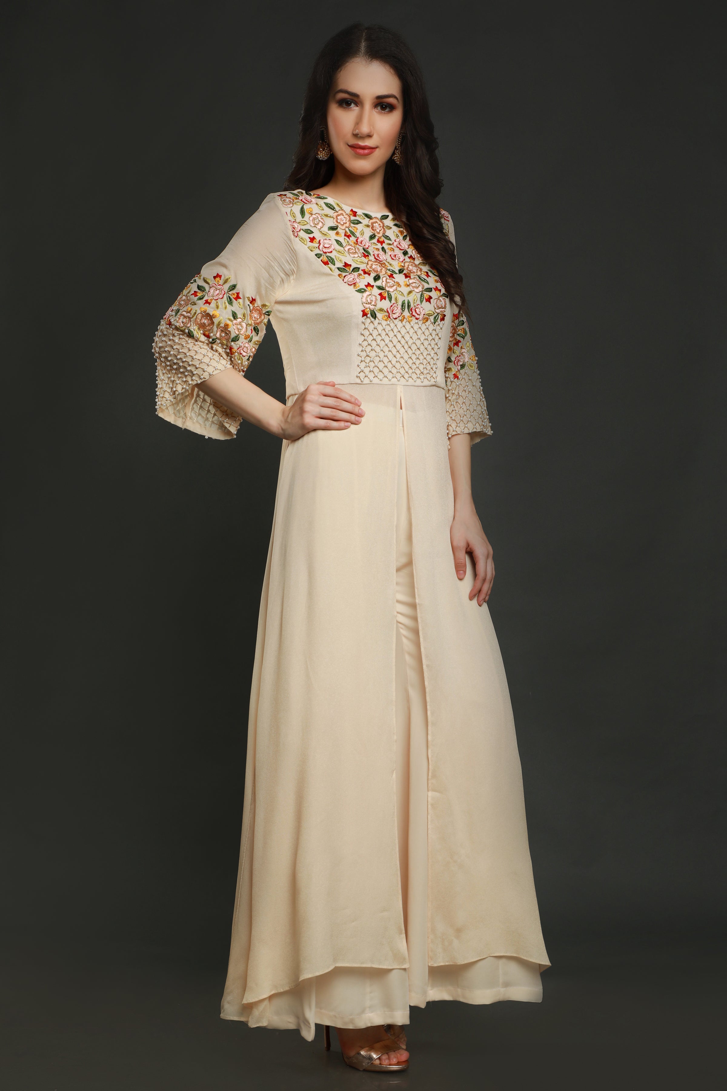 Kaysa Tunic with sharara pants