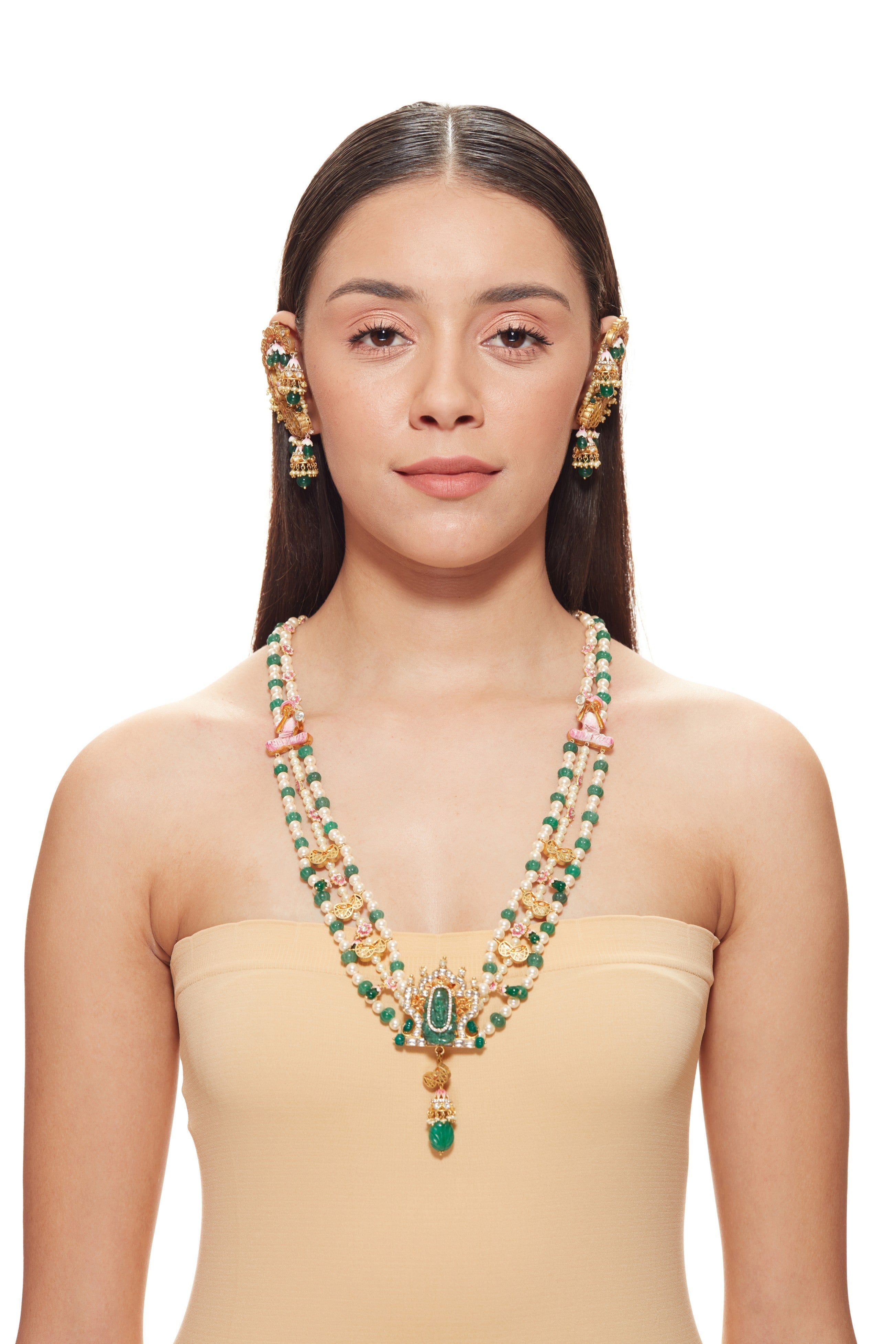 Hawan Kund Detchable Necklace Set