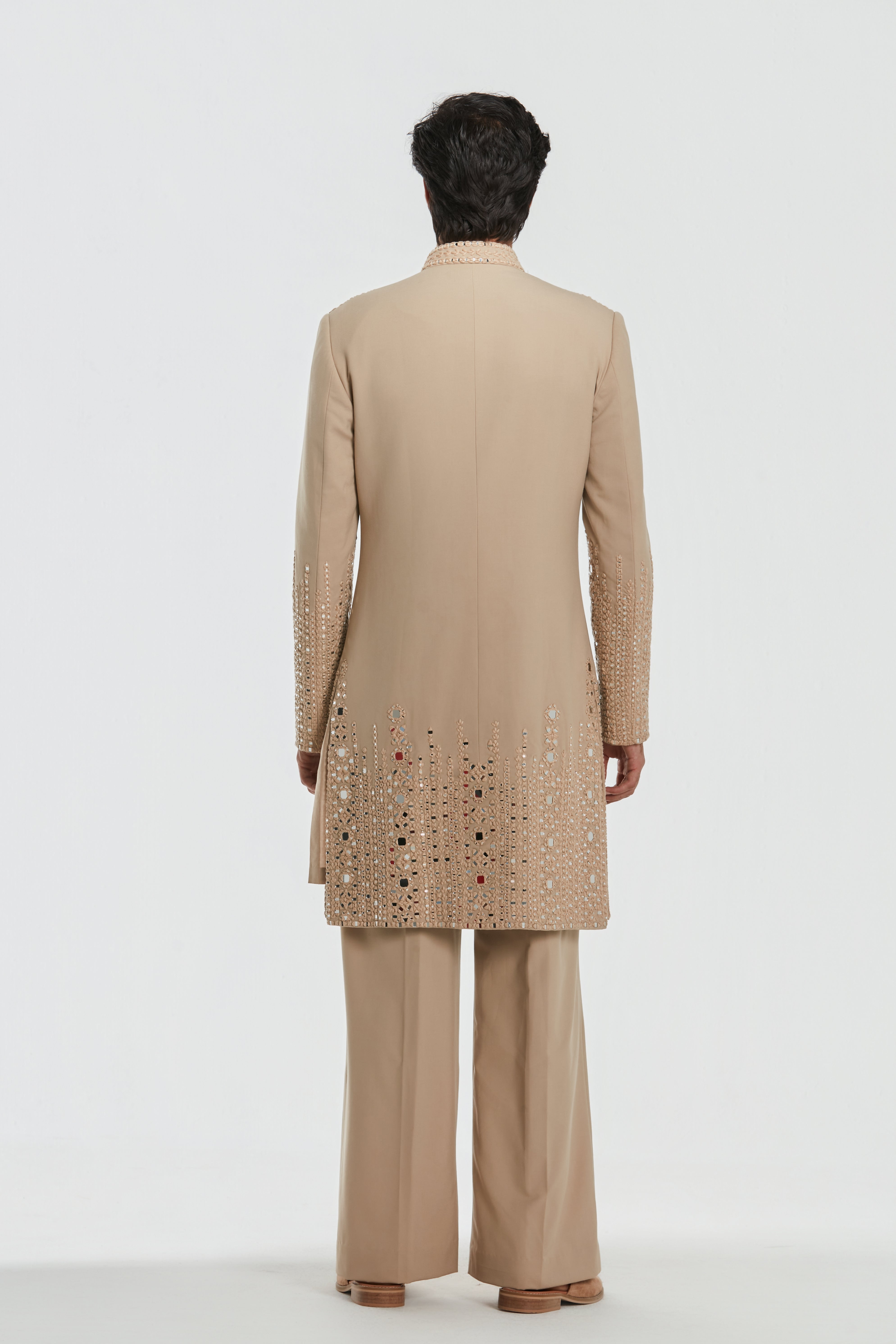 Sherwanin and pant -Neo tech and Kurta -Heavy chanderi