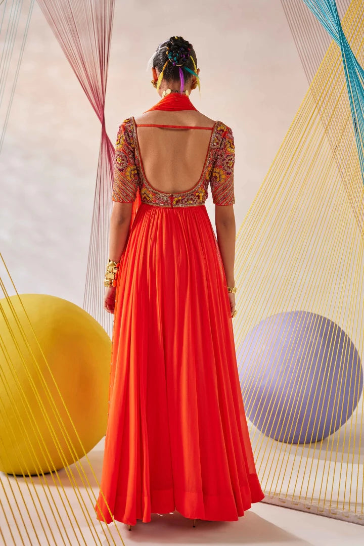 Anika anarkali set