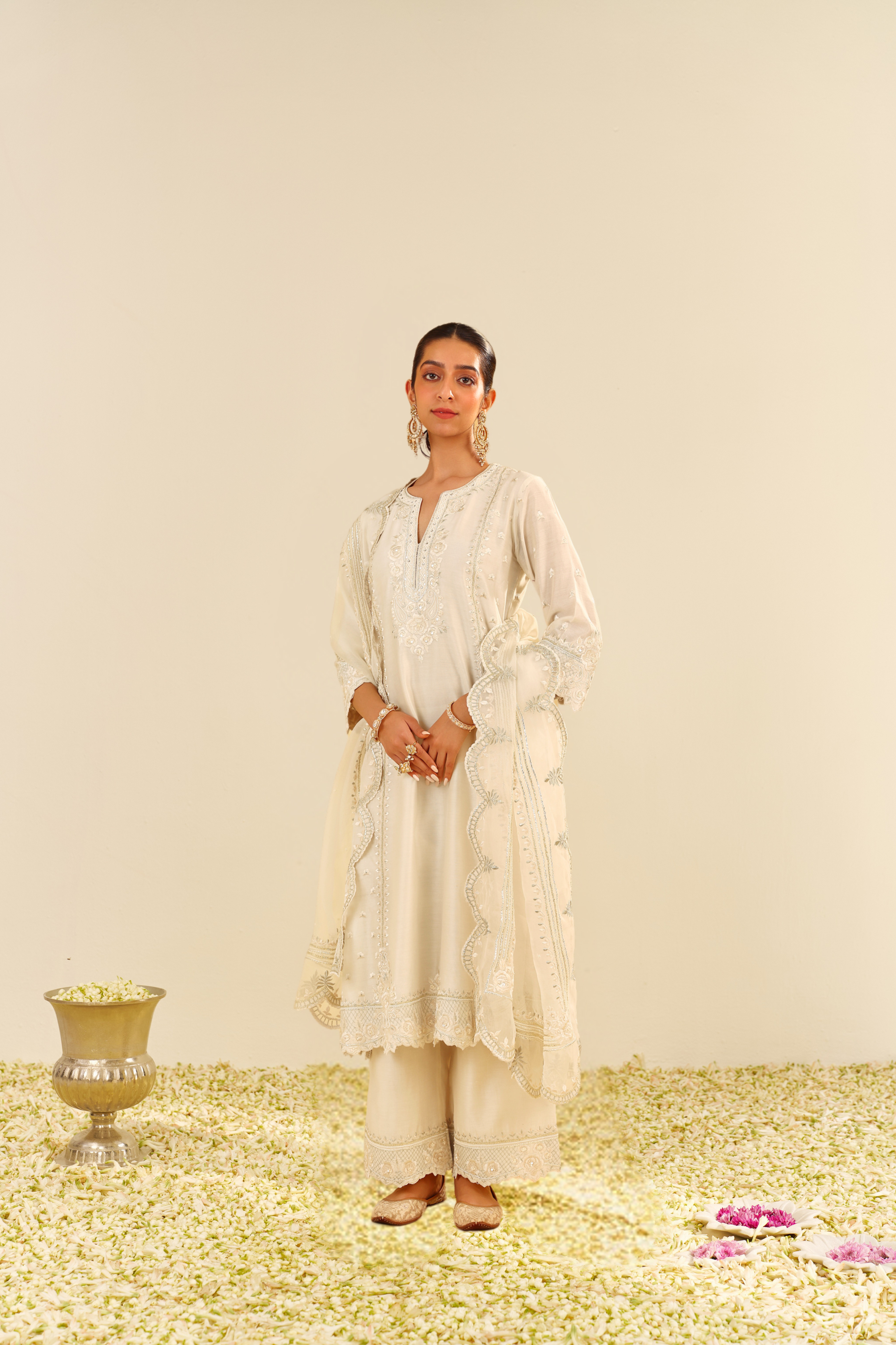 SUMAIYA - A-LINE KURTA WITH PALAZZO