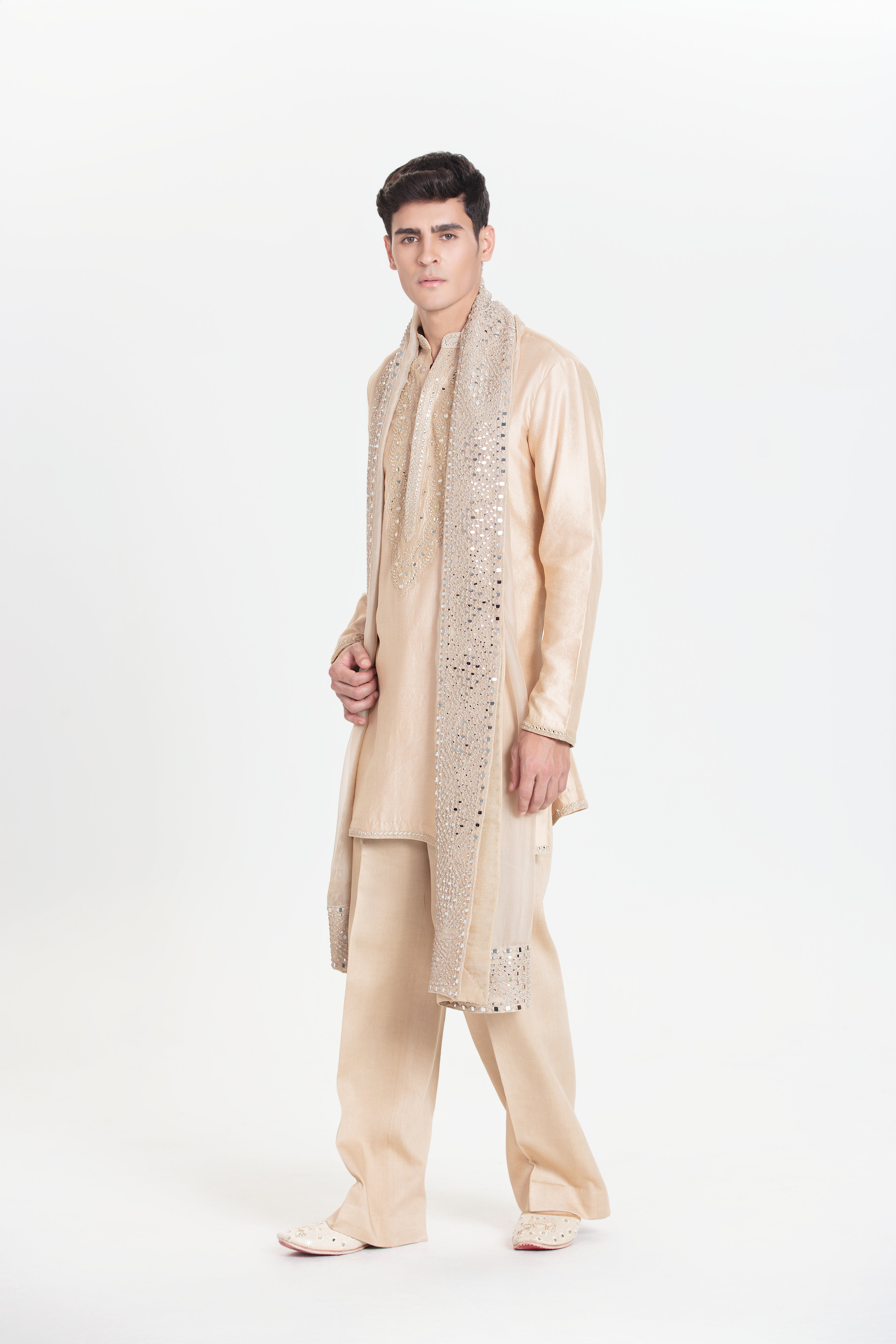 Beige Light Kurta Set