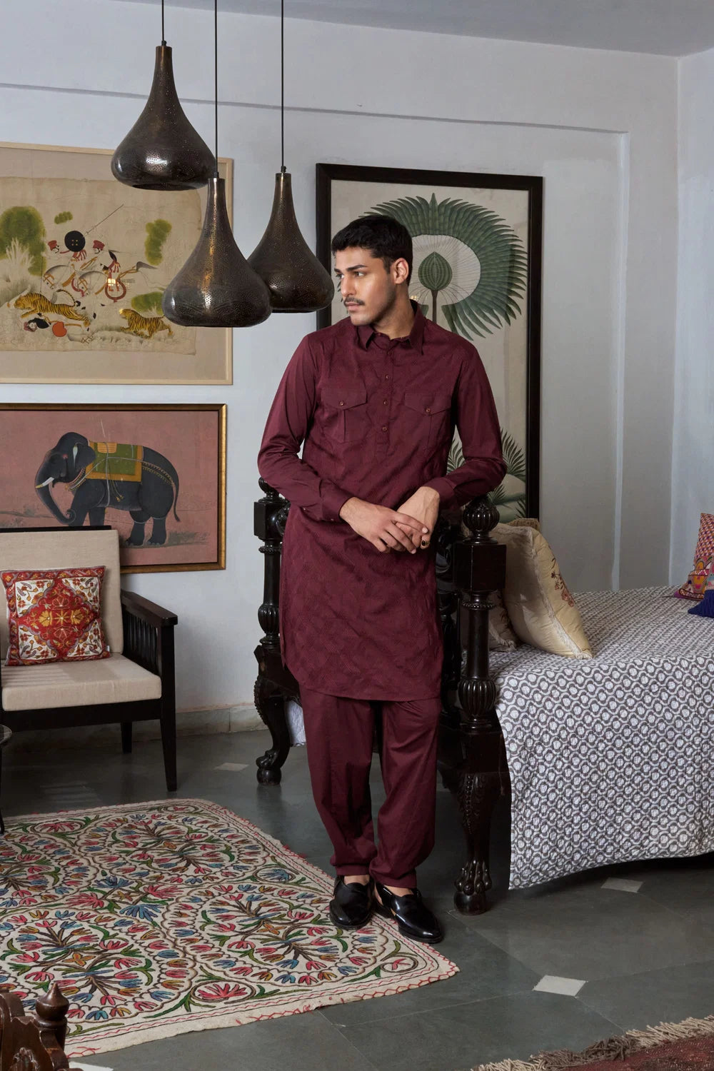 SCARLET KURTA