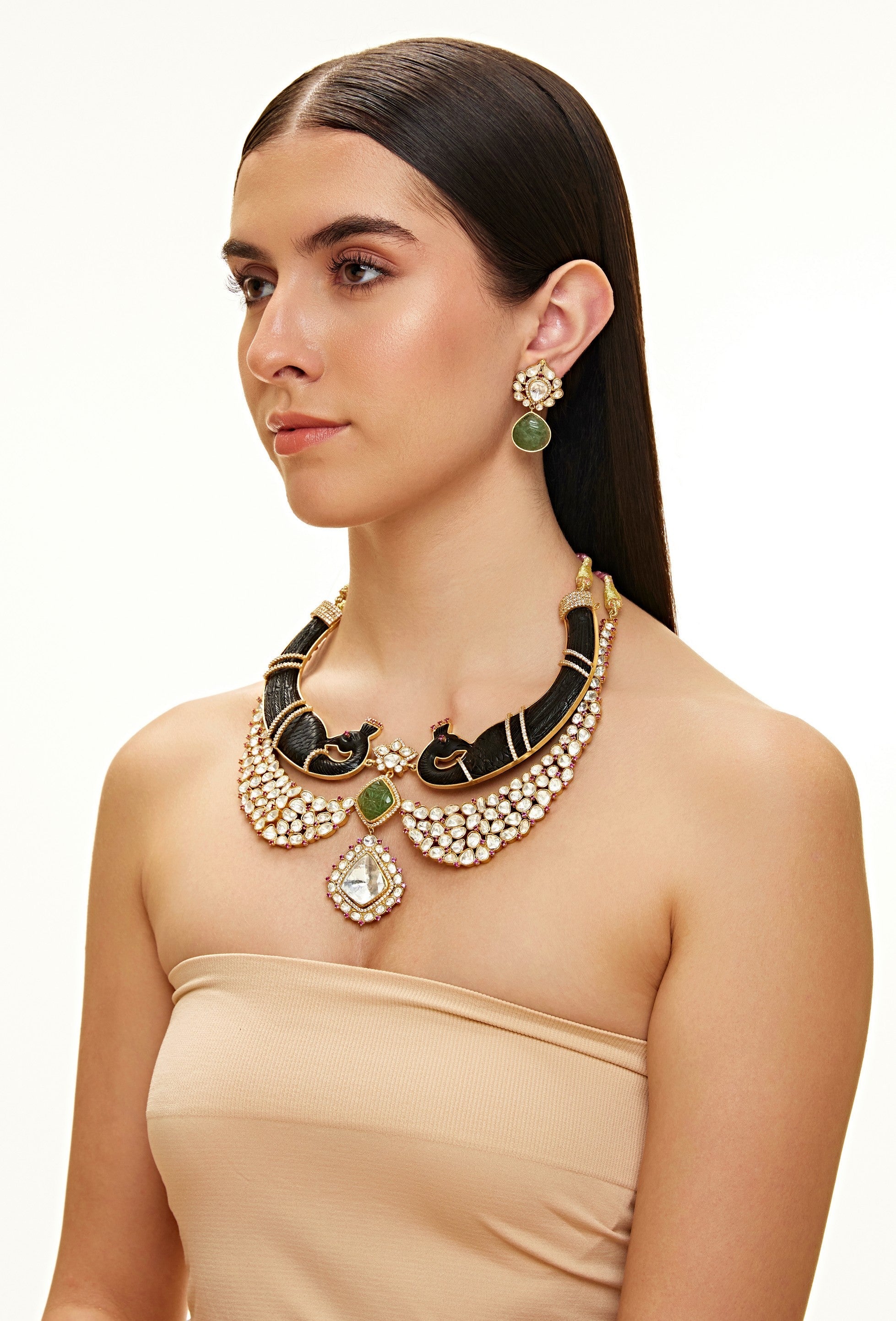 Mayuri 3in1 polki necklace set