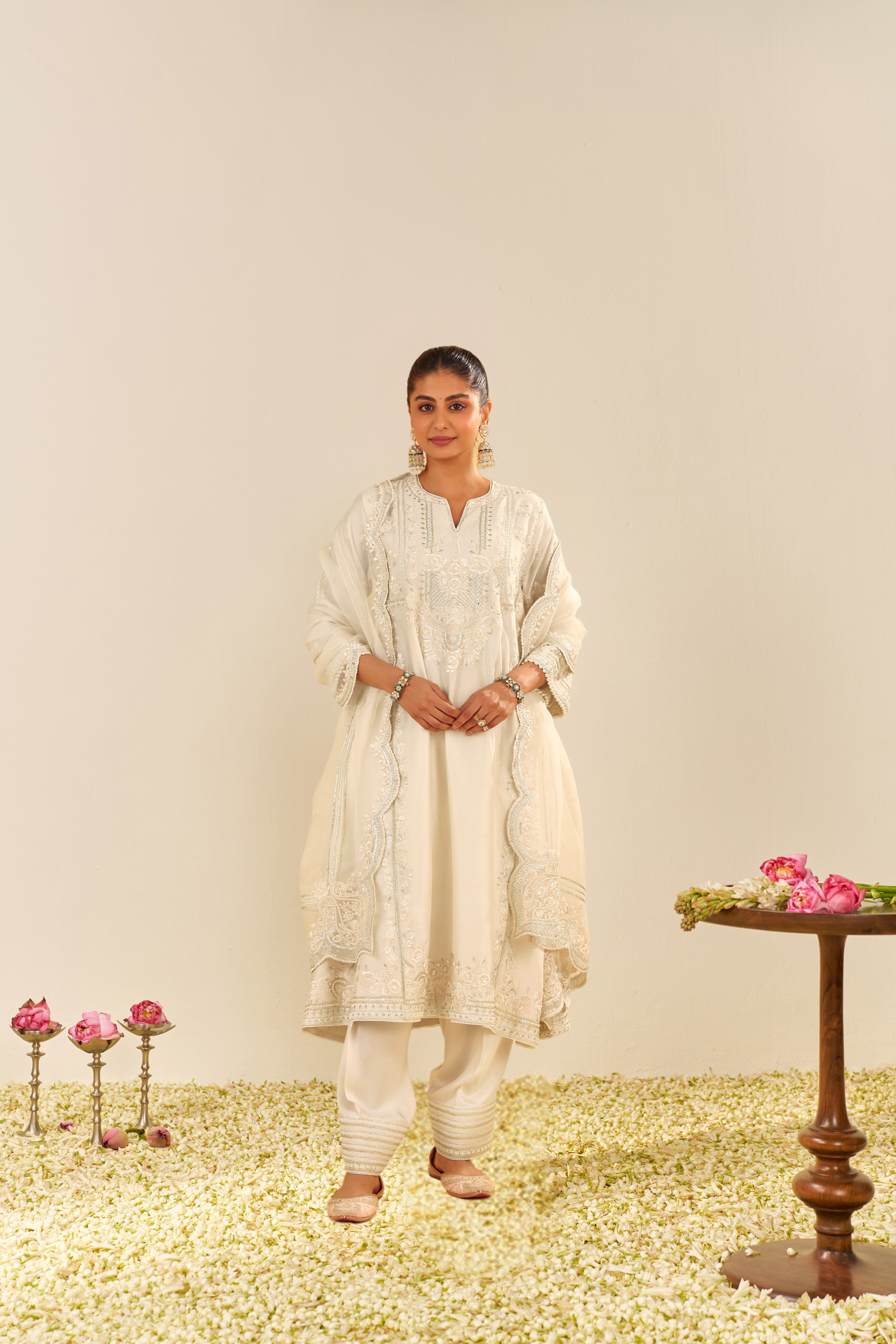 MAZIYA - LONG CHAUGA WITH SALWAR AND DUPATTA