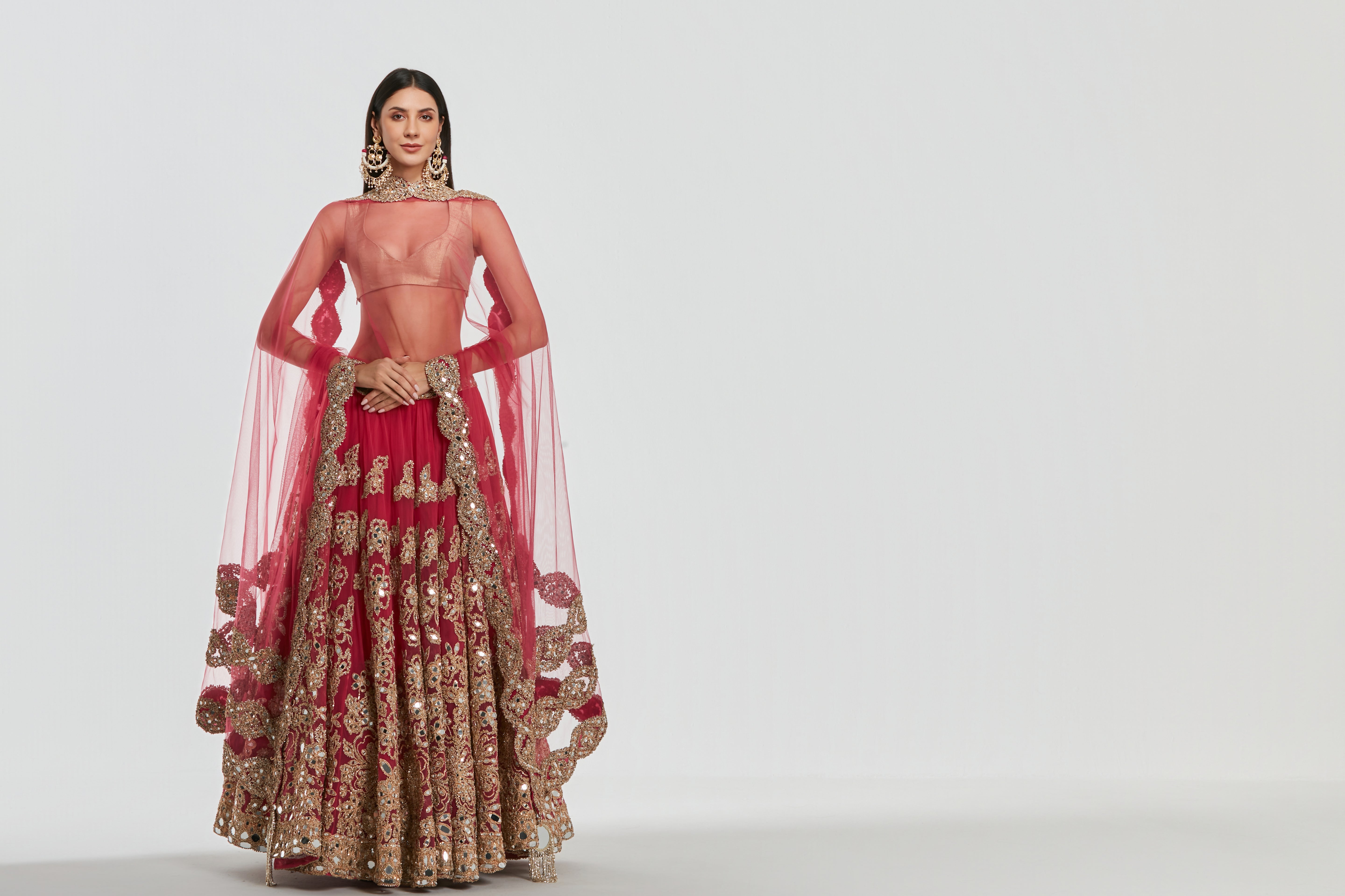 Mirror , zari , Lurex thread