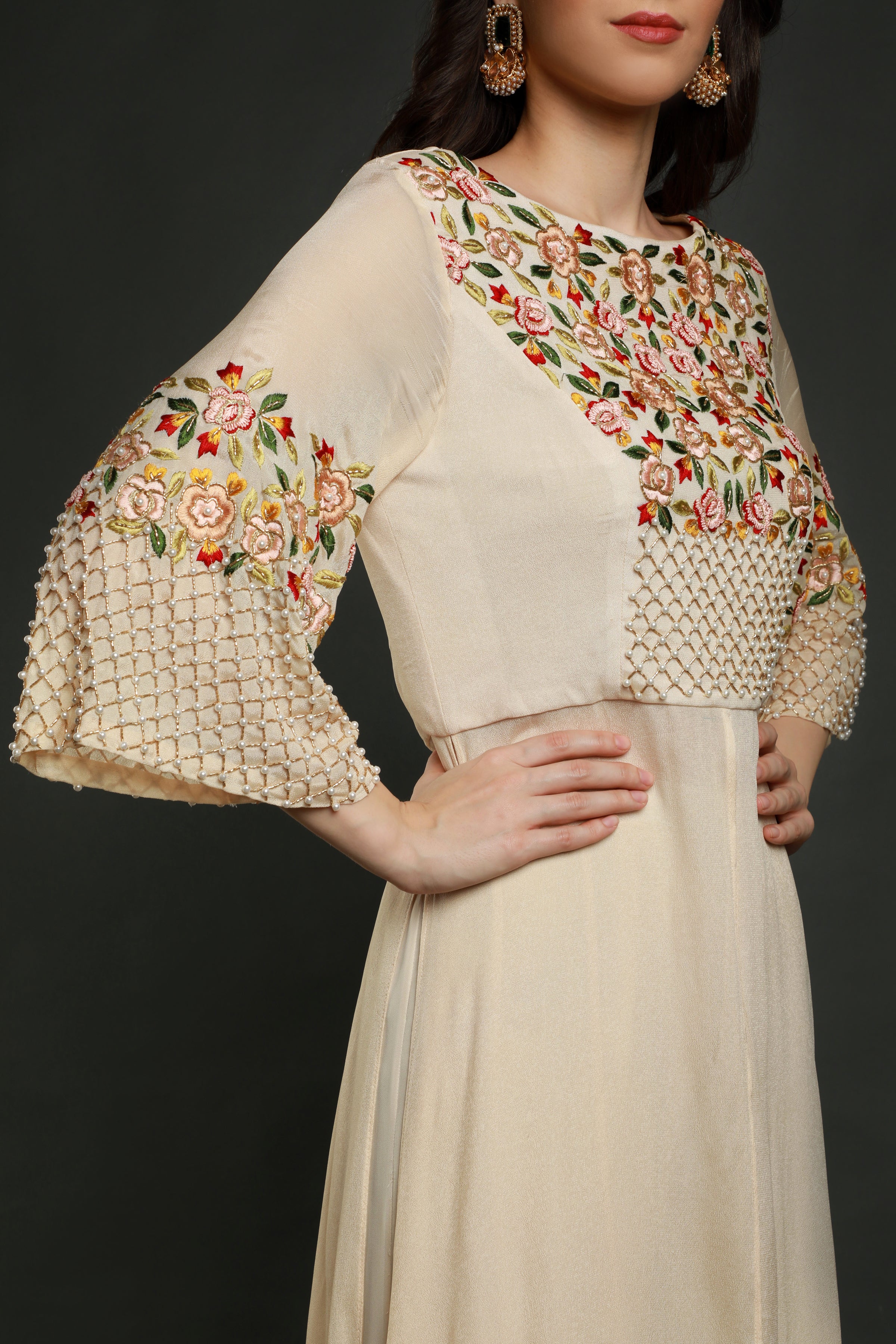 Kaysa Tunic with sharara pants
