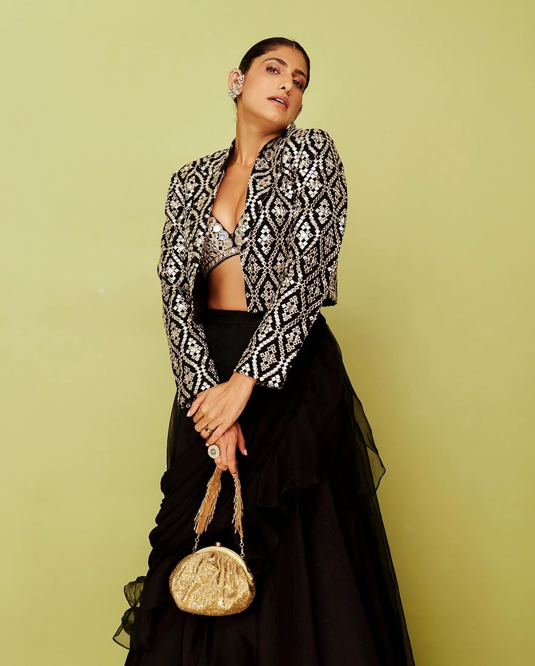 Kubbra Sait in Gandhara Skirt Set