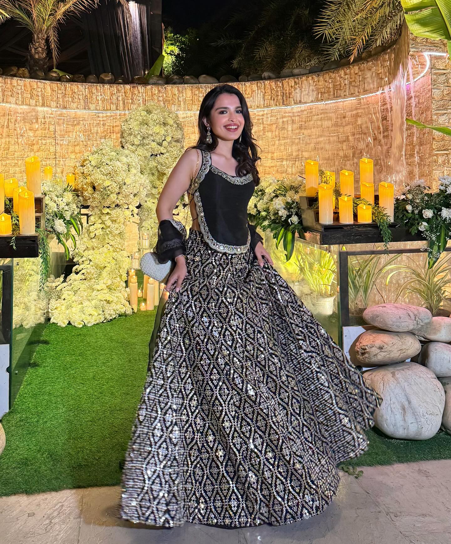 Saachi in Roshni Lehenga Set