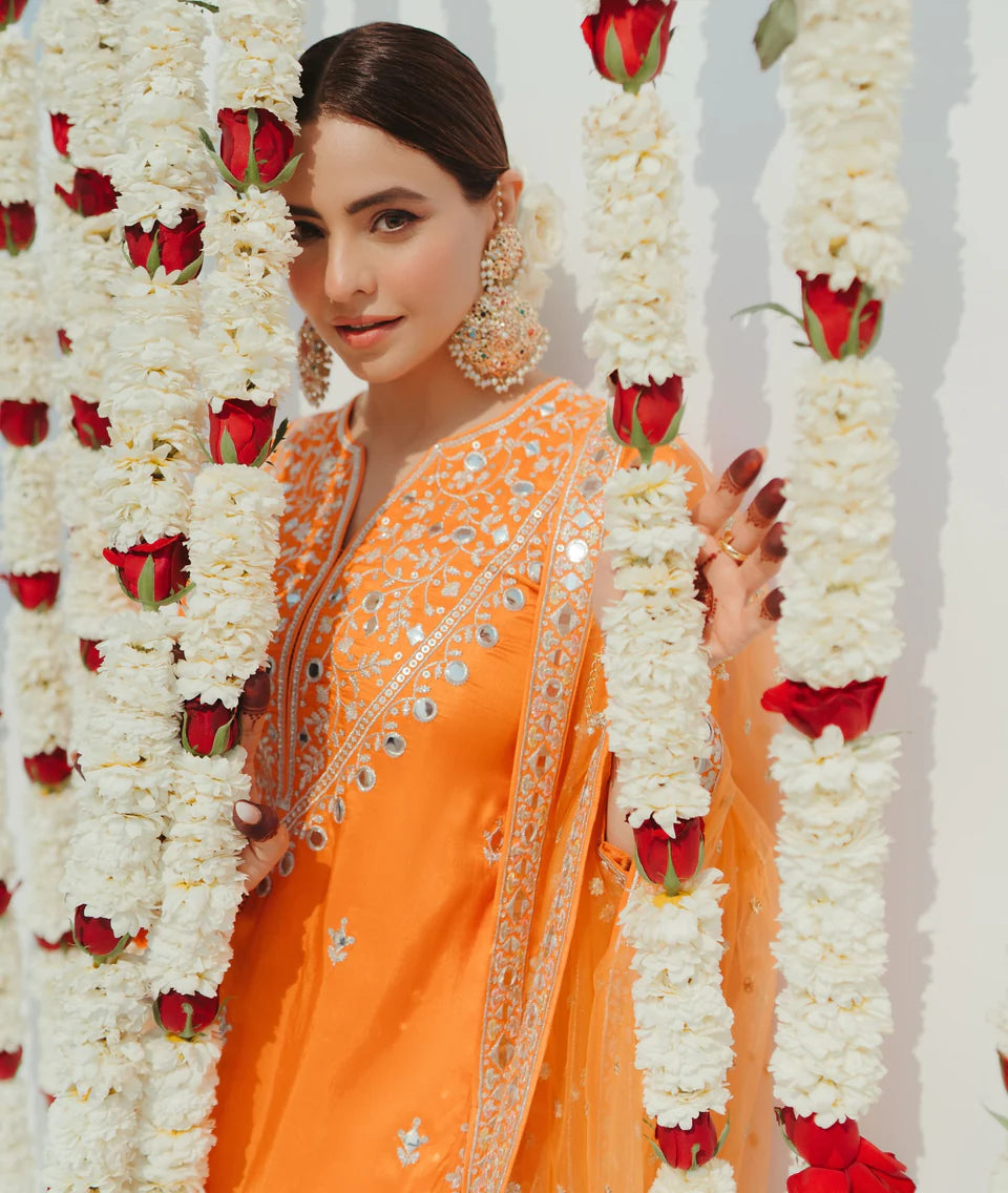 Aamna Sharif in Aadhira Sharara Set