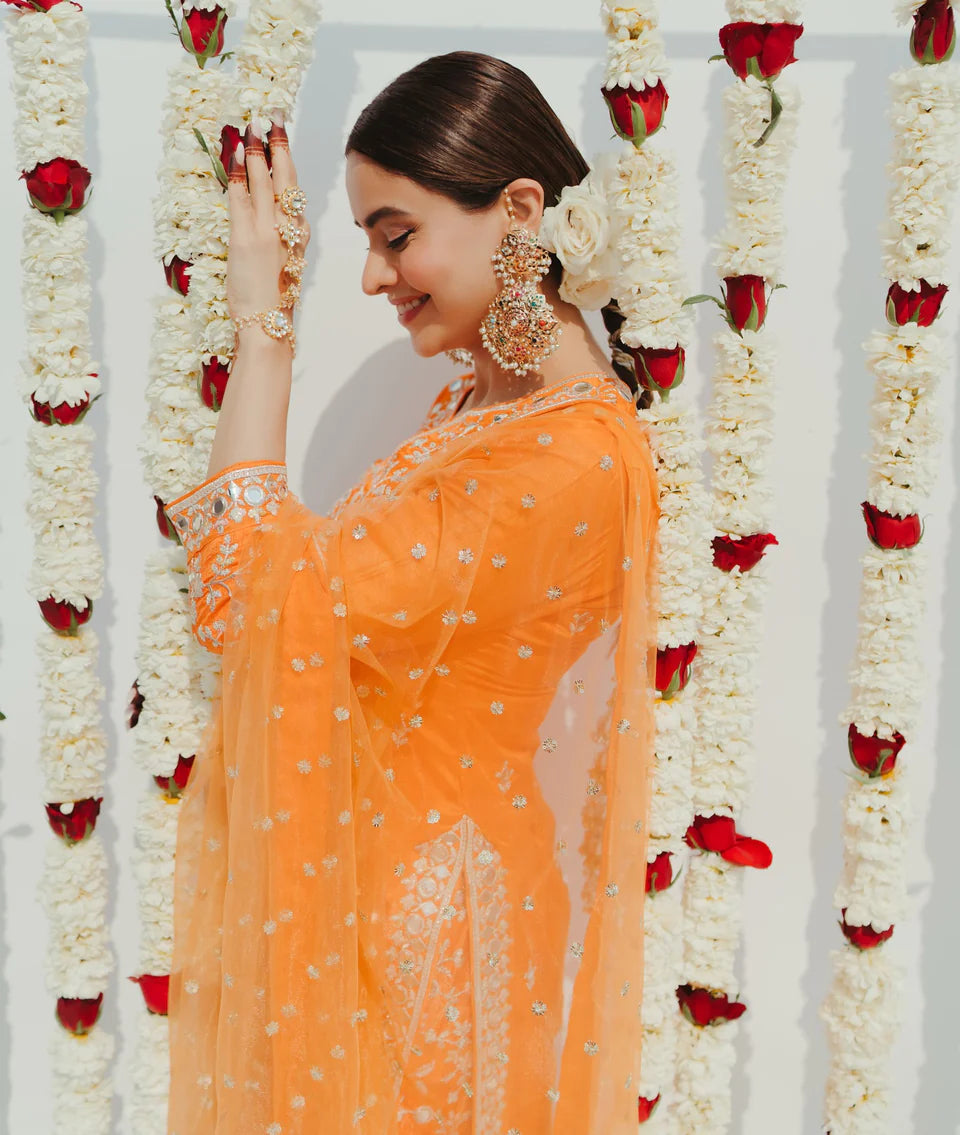 Aamna Sharif in Aadhira Sharara Set