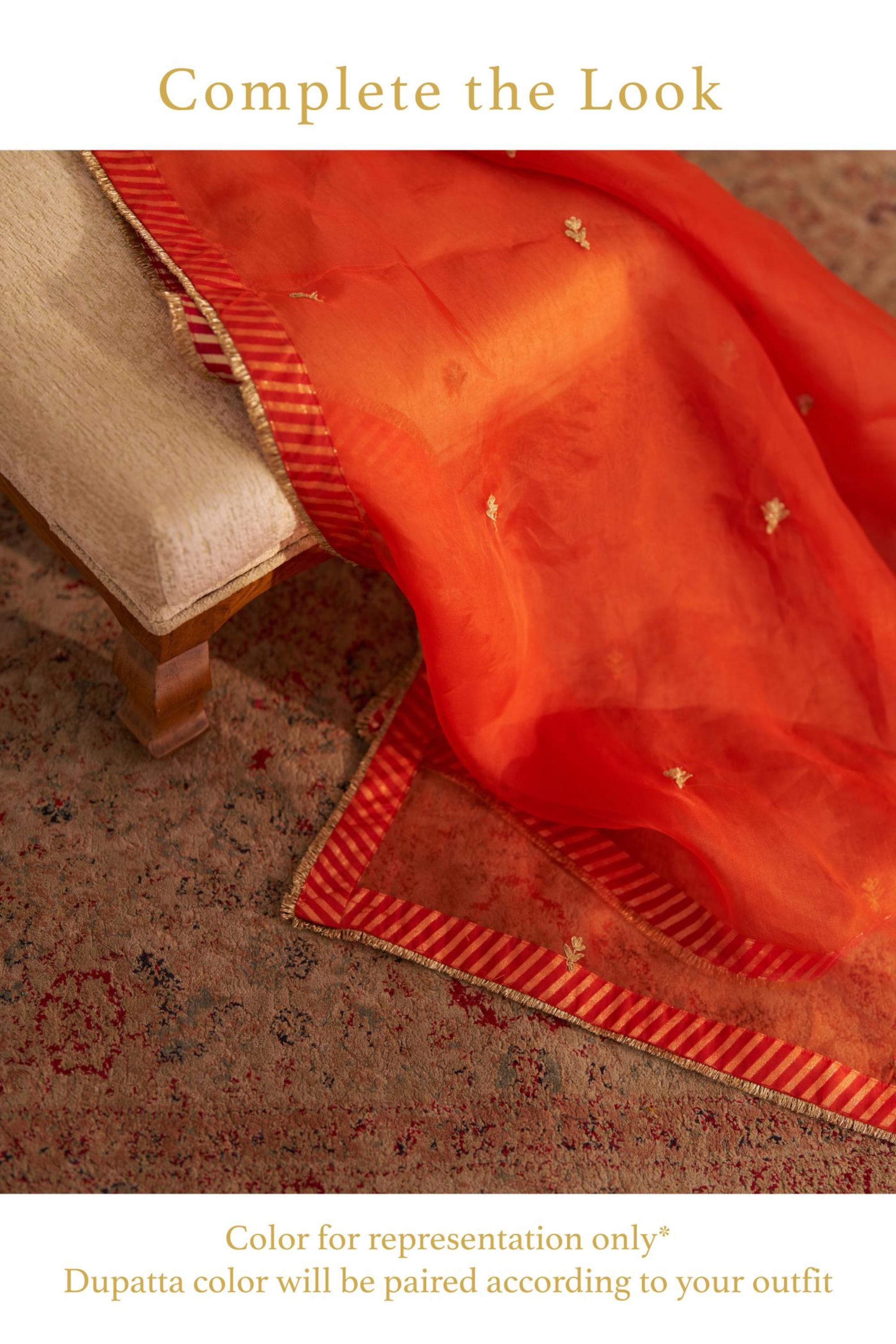 AYRA - SHORT CHAUGA WITH SALWAR AND DUPATTA
