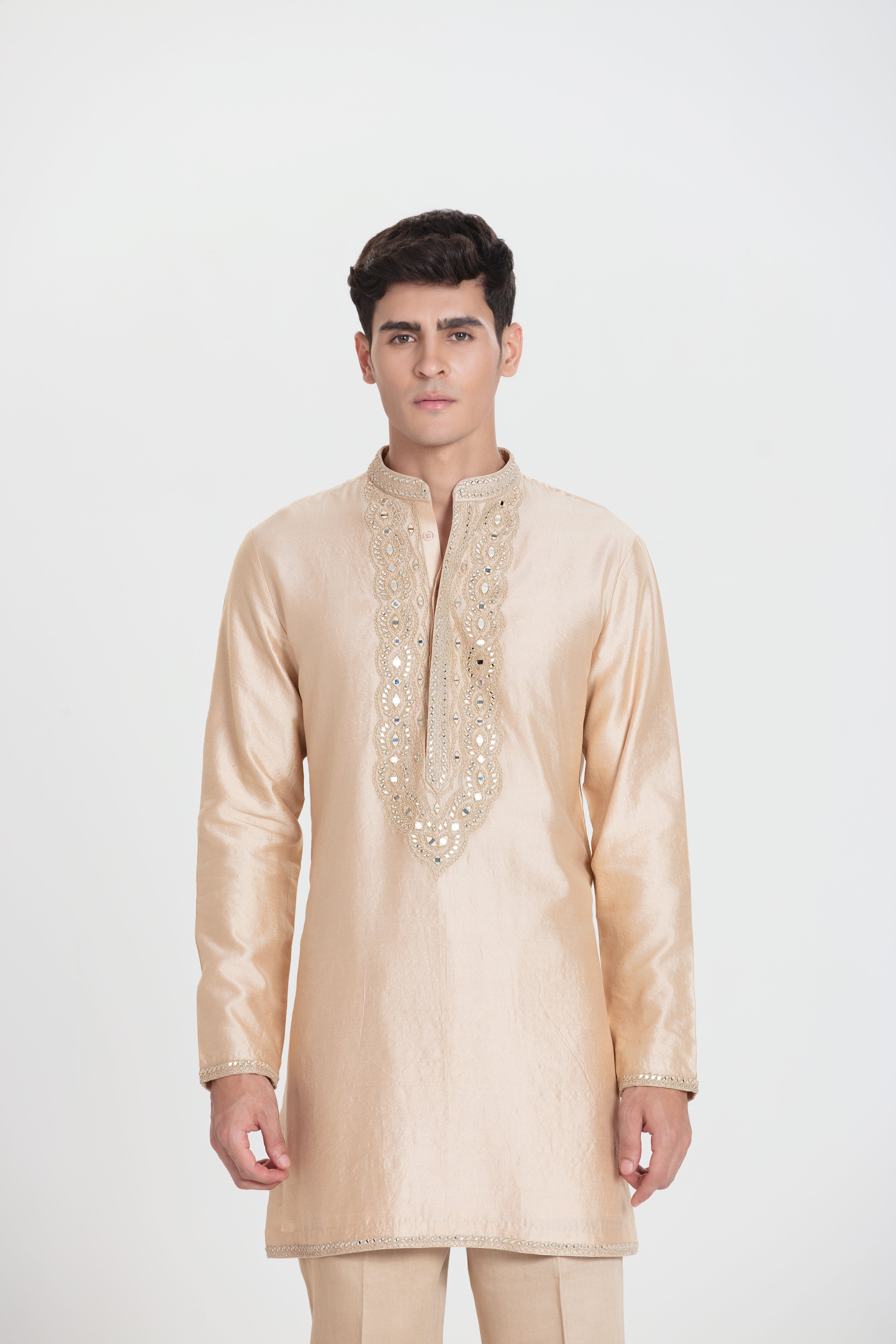 Beige Light Kurta Set
