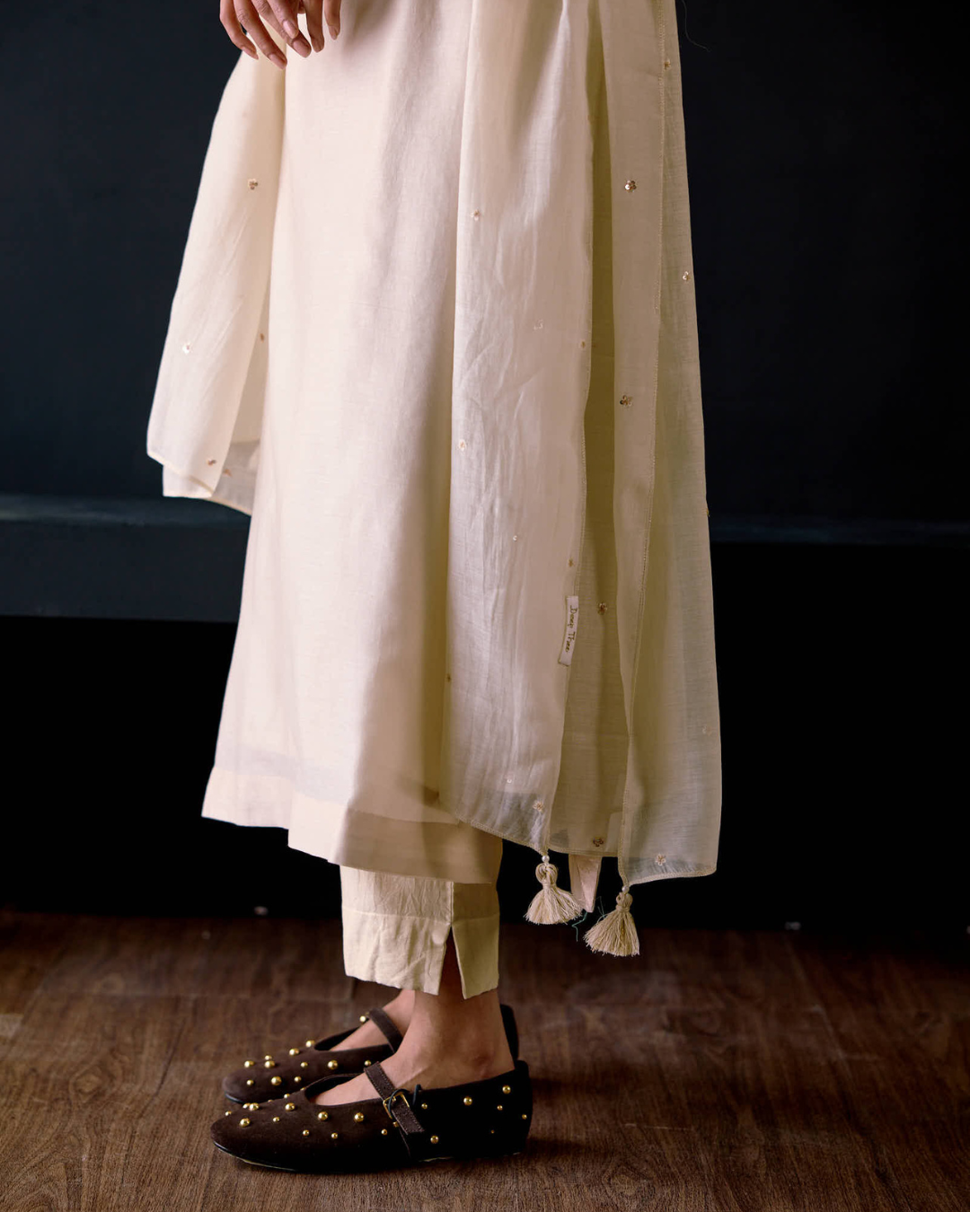 Ivory Straight Kurta Set