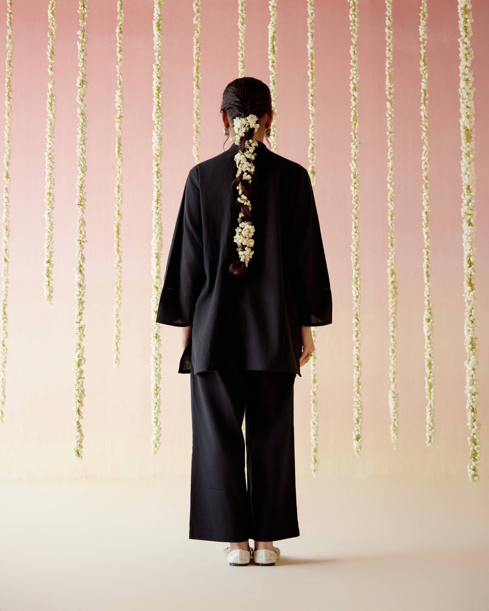 Black Orchid Embroidered Khaadi Co-ord Set