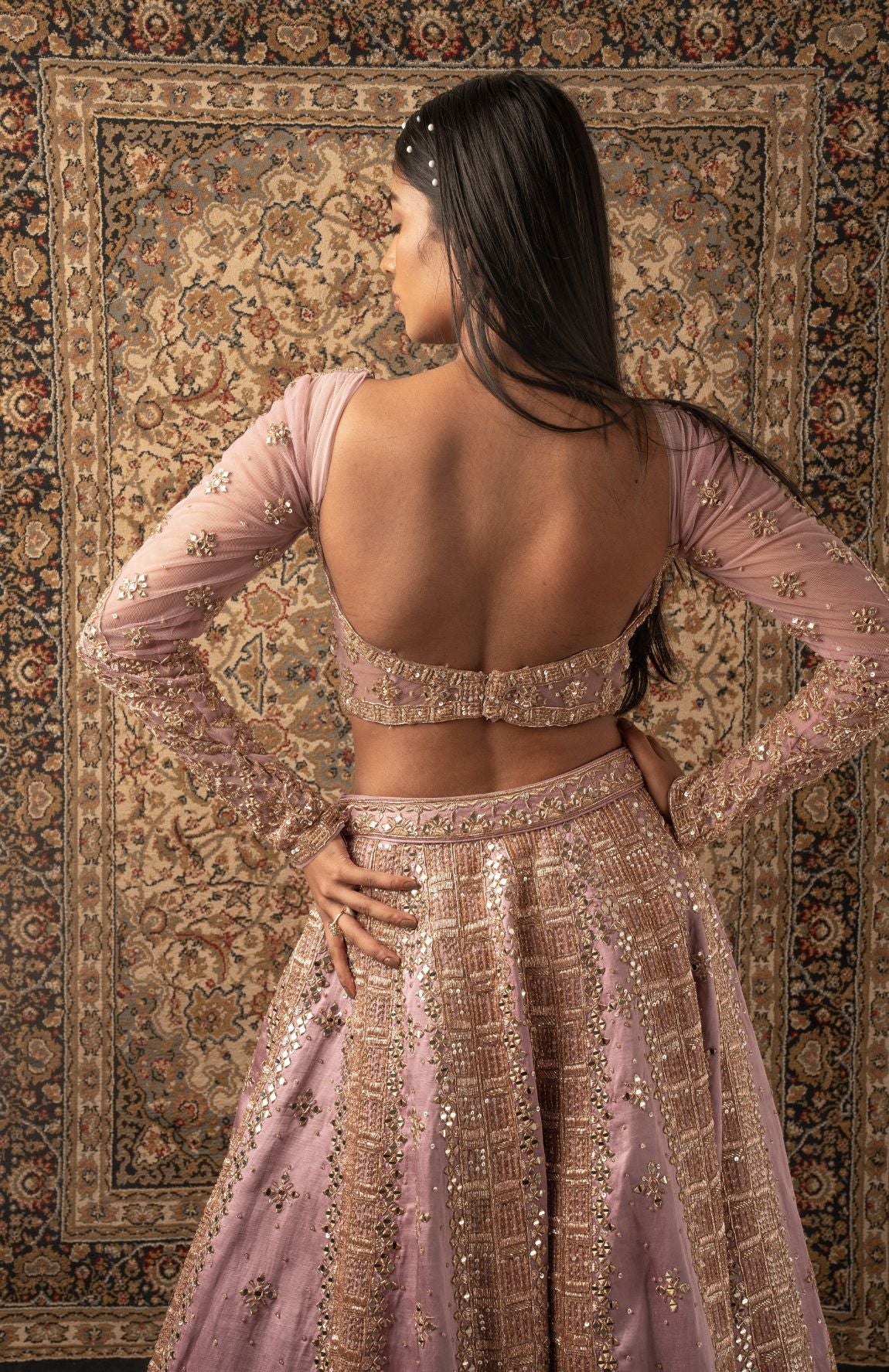 Lilac Lehenga