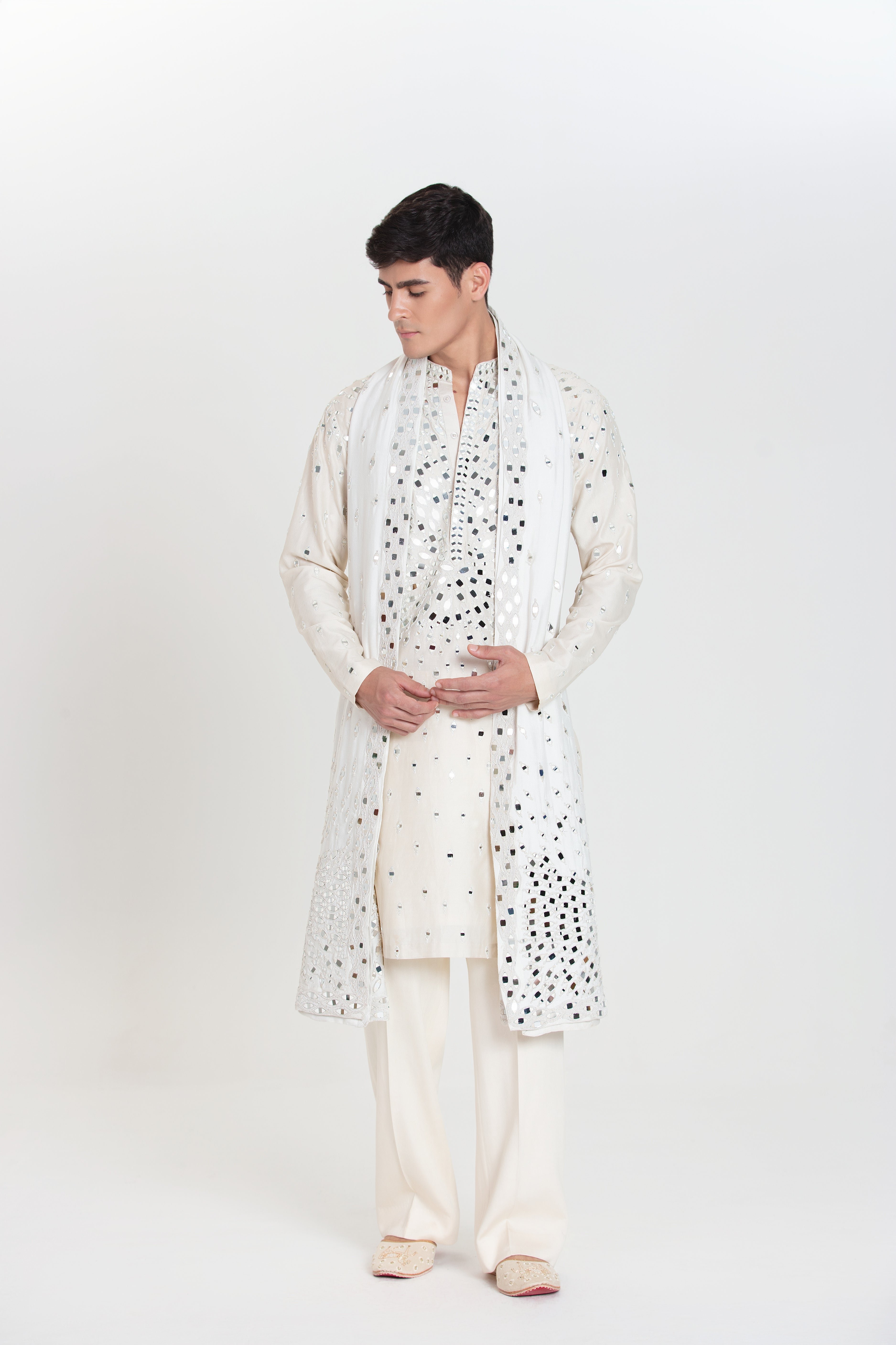 Ivory Bloom Kurta Set