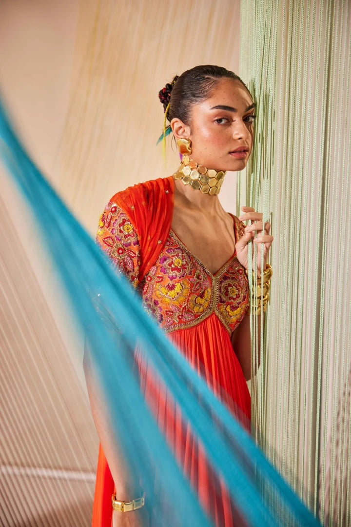 Anika anarkali set