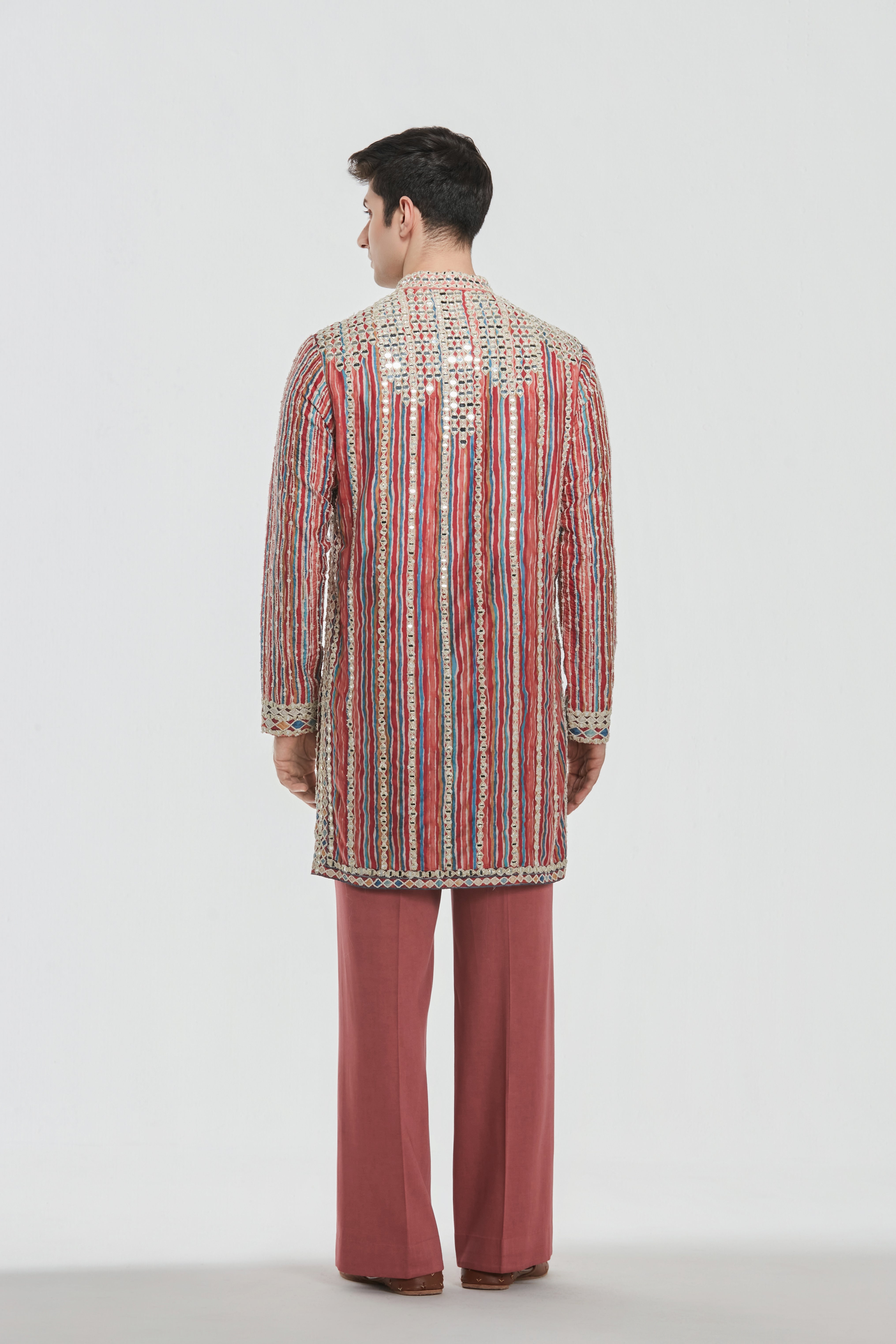 Kurta - heavy chanderi , pant -Cotton twill