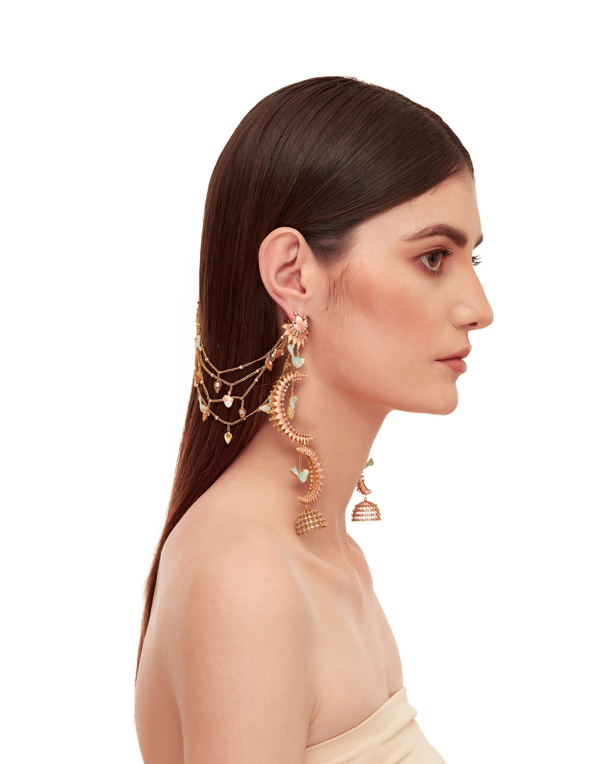 Cresant Bud Earrings