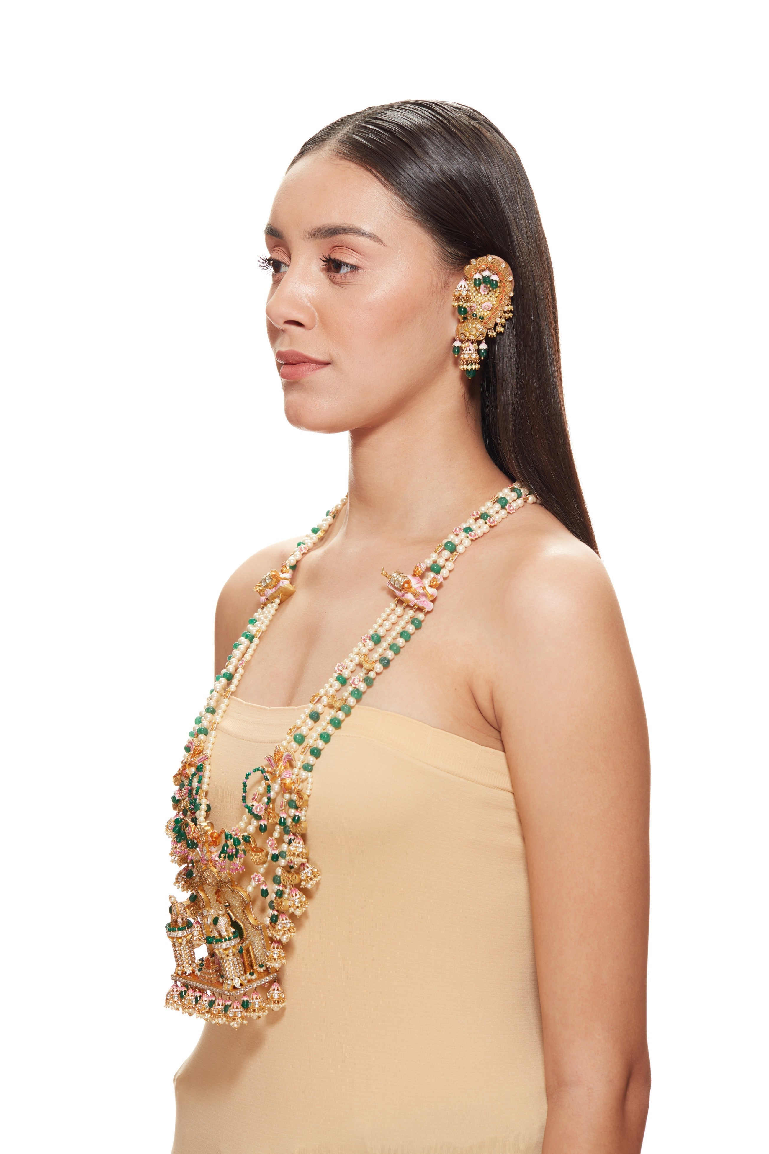 Hawan Kund Detchable Necklace Set