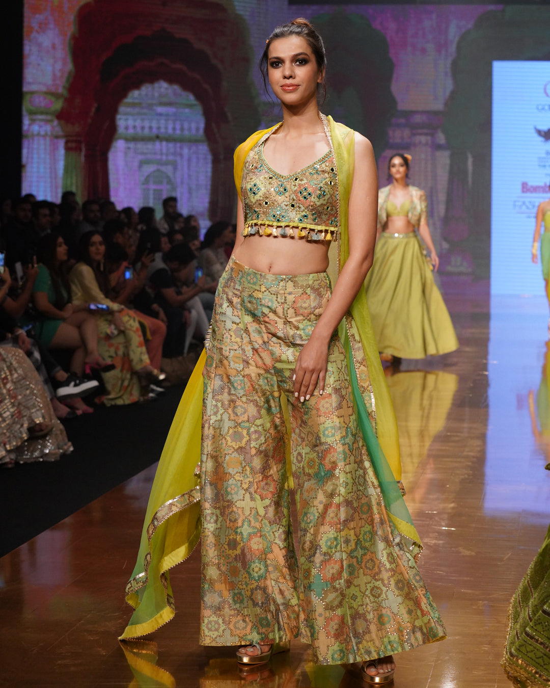 Barkha Sharara Set with Cape