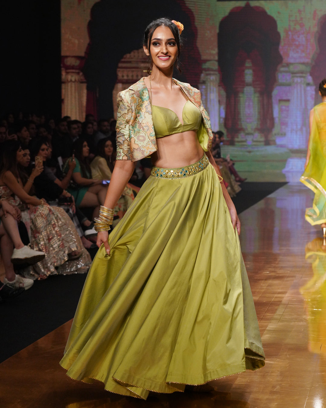 Athira Short Jacket And Bustier with Victorian Skirt