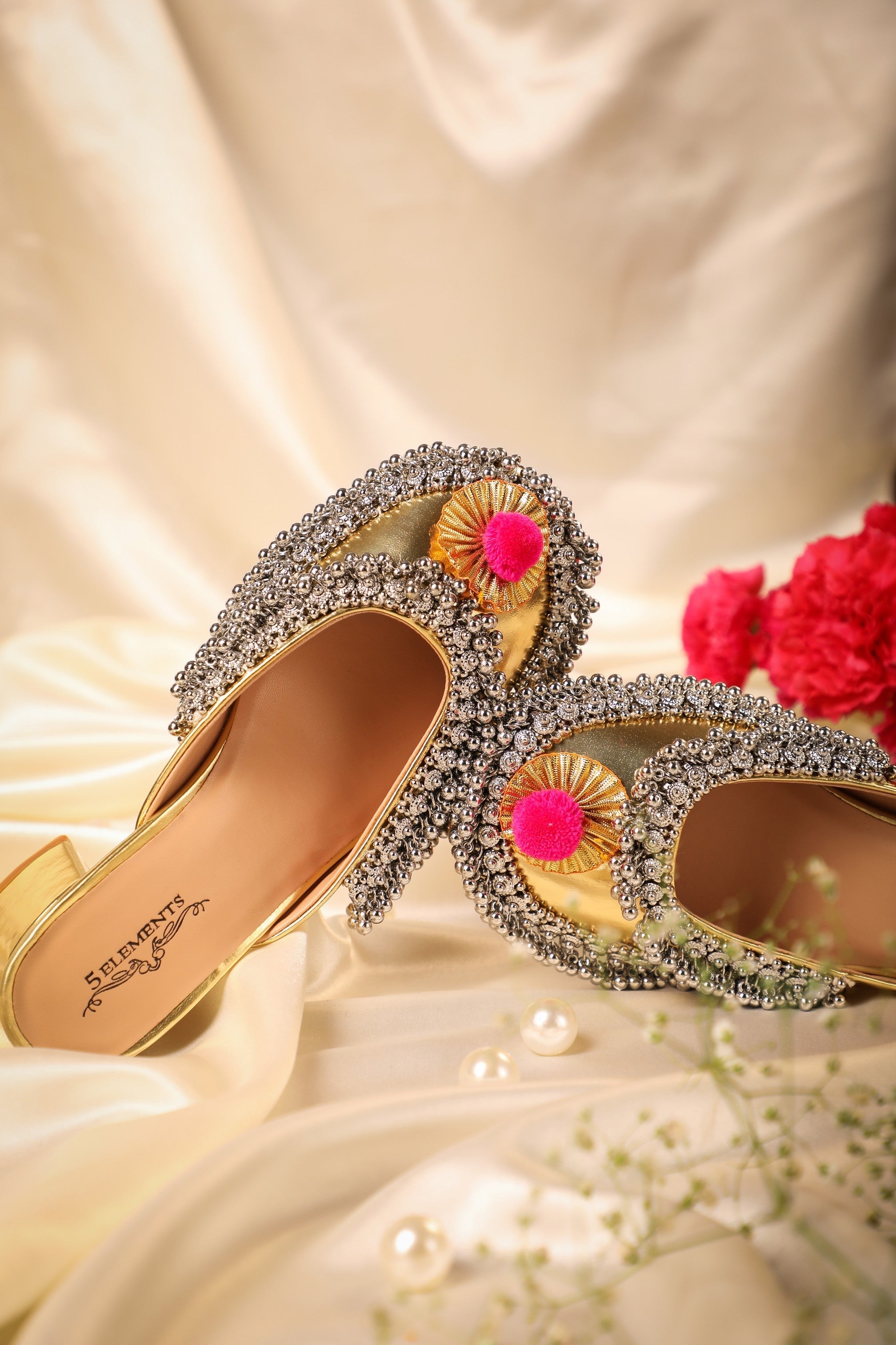 Silver Ghungroo Crown(heel)