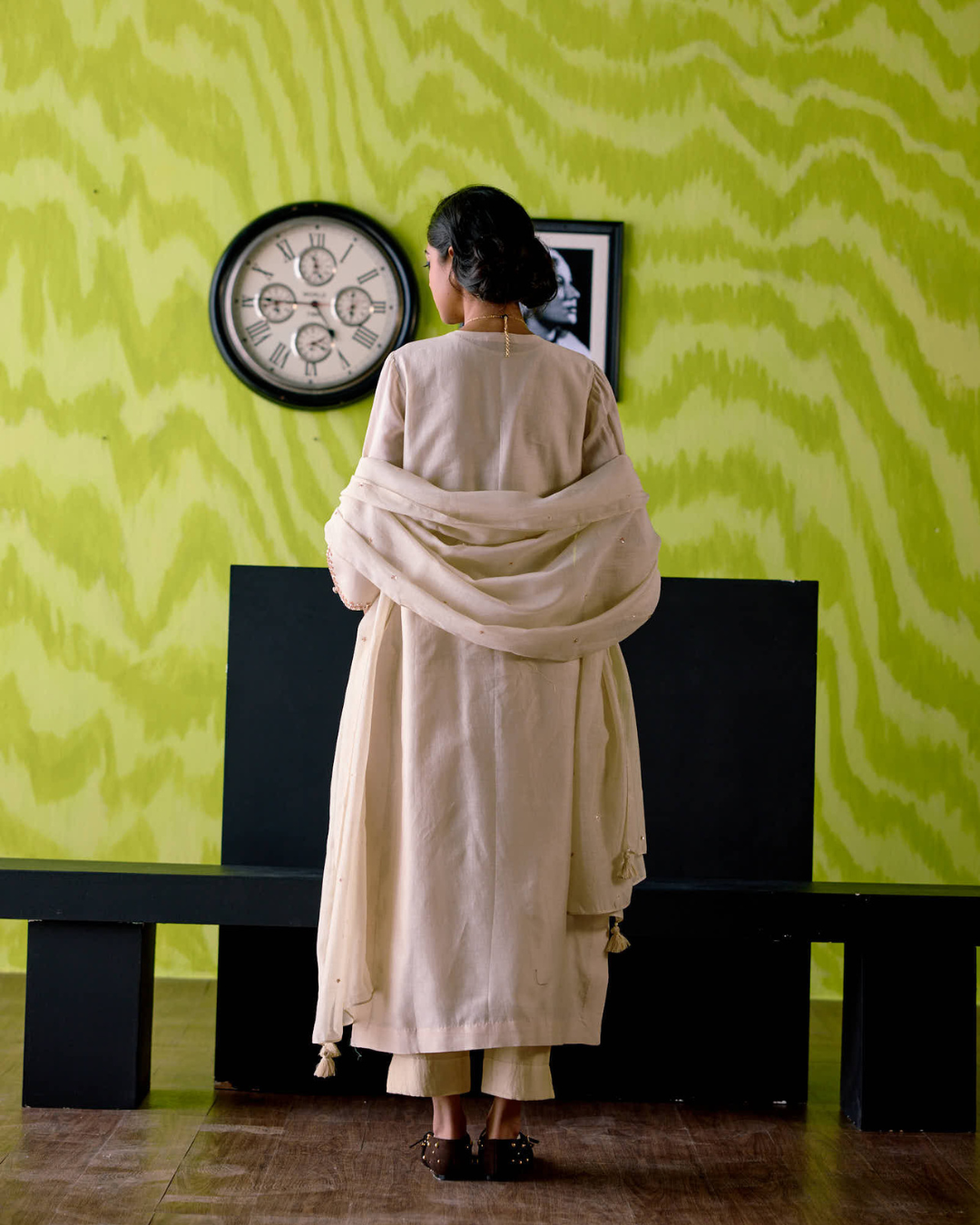 Ivory Straight Kurta Set