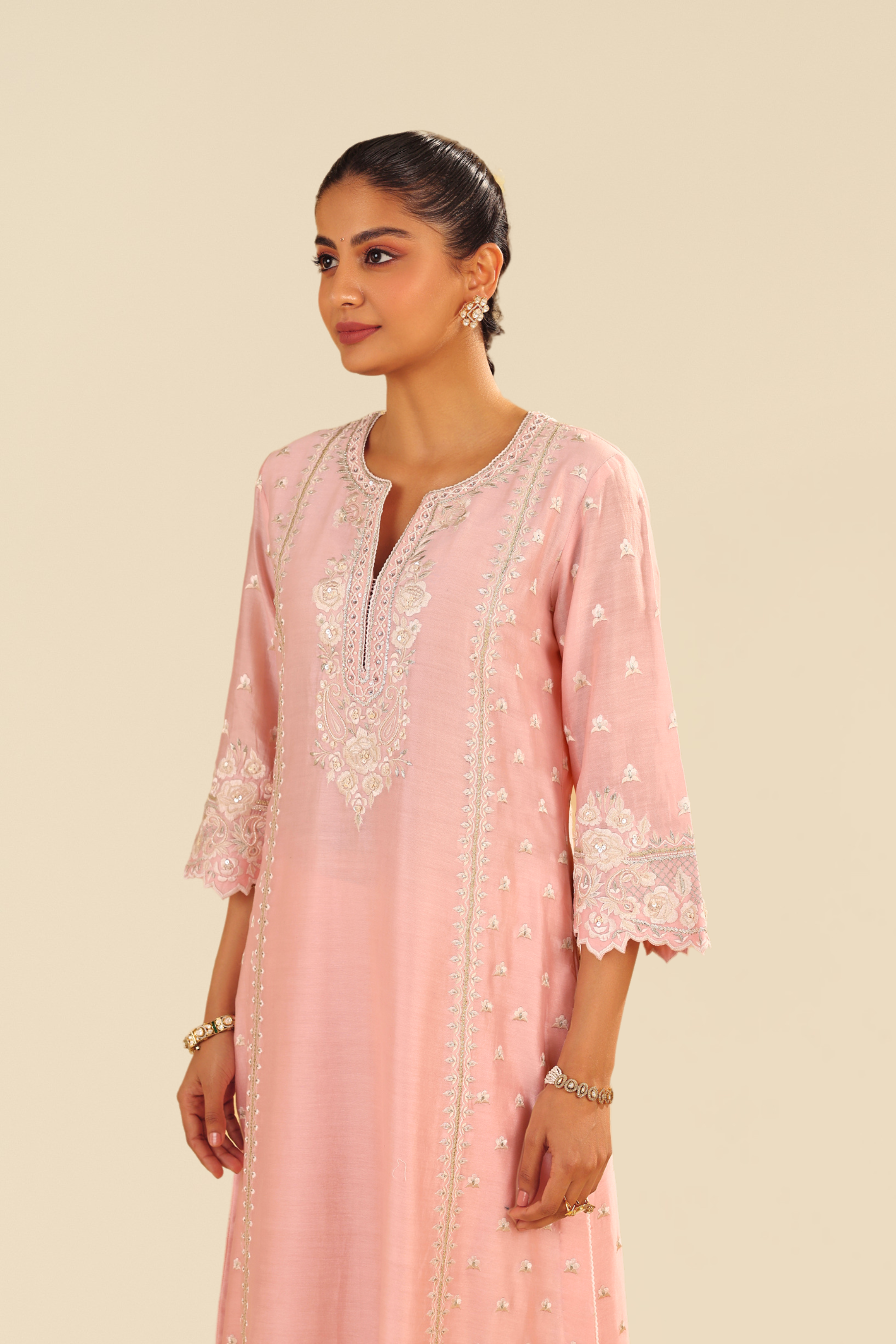 SUMAIYA - A-LINE KURTA WITH PALAZZO